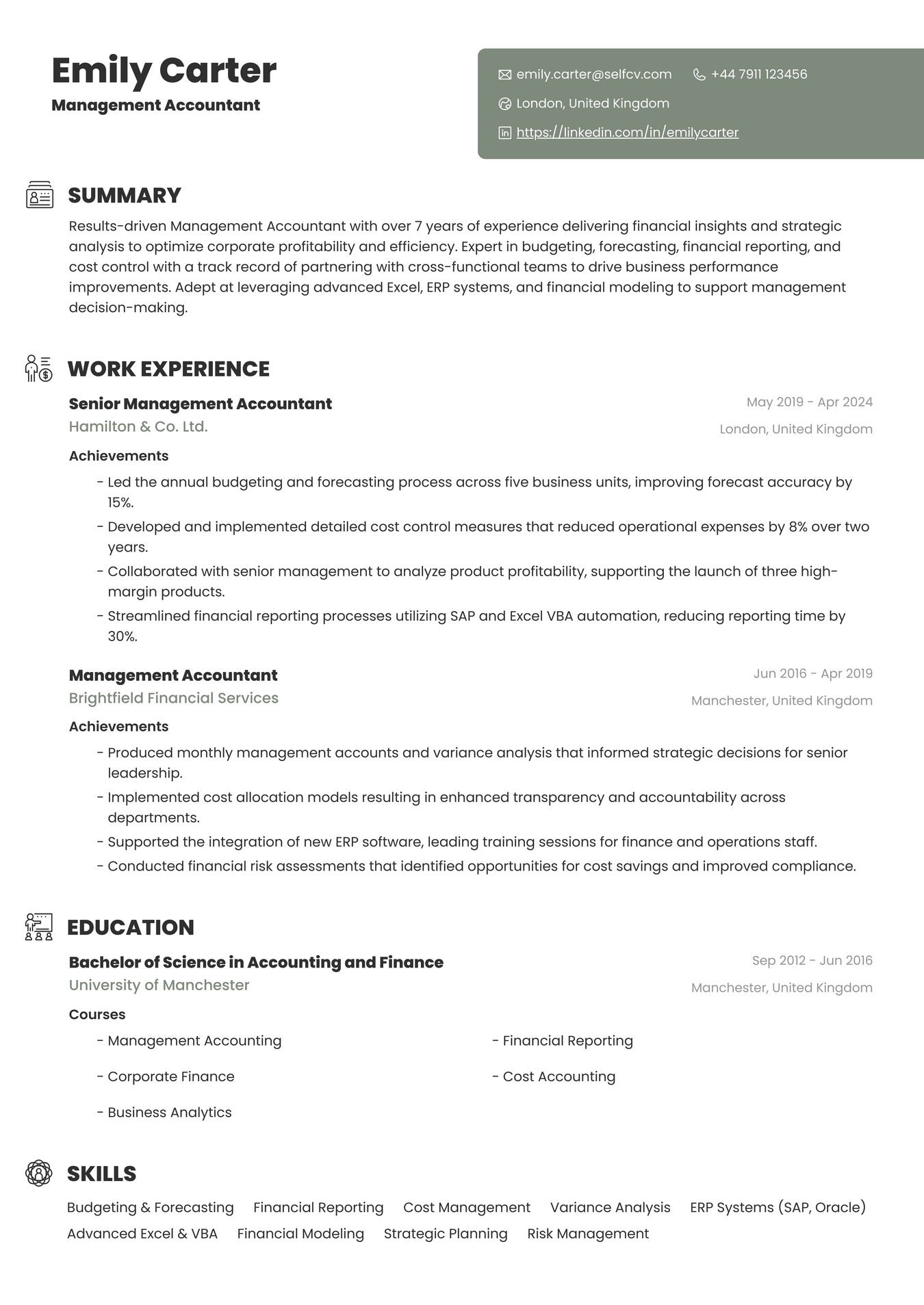 Management Accounting