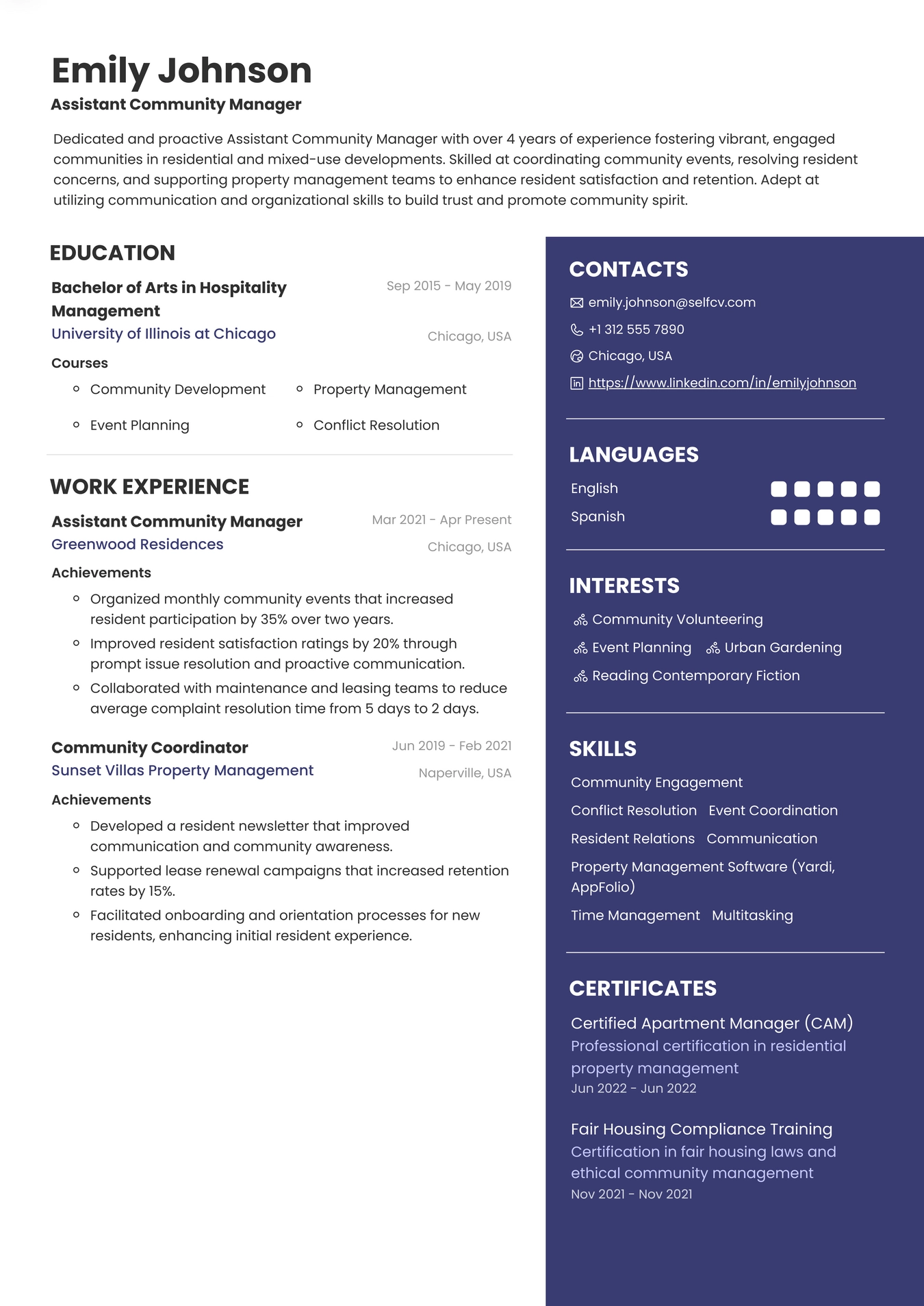 Assistant Community Manager