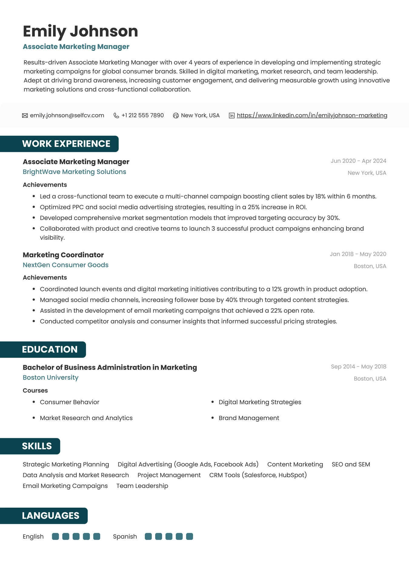 Associate Marketing Manager