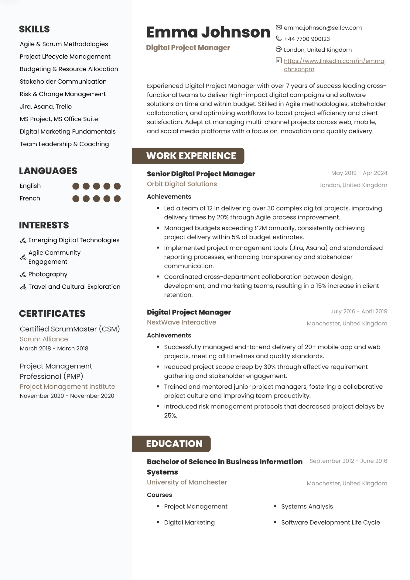 Digital Project Manager