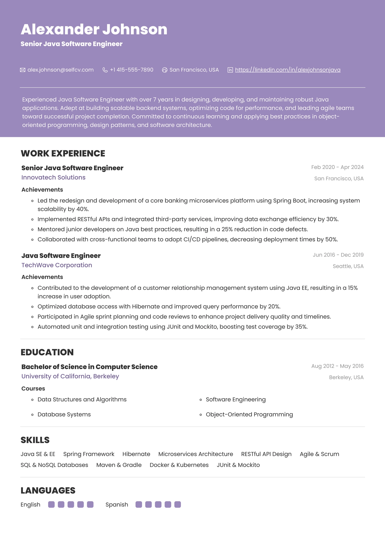 Java Software Engineer