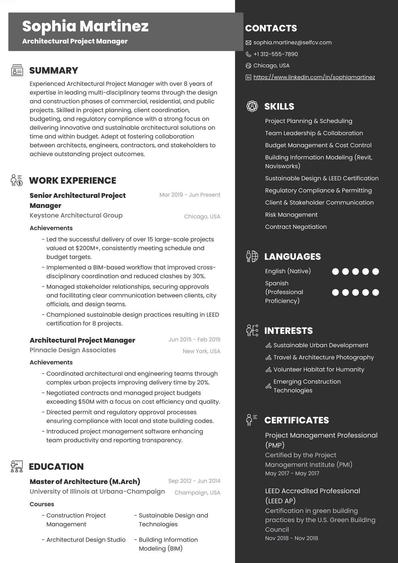 Architectural Project Manager