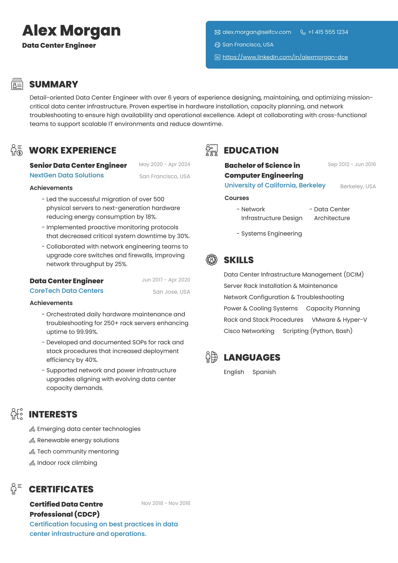 Data Center Engineer