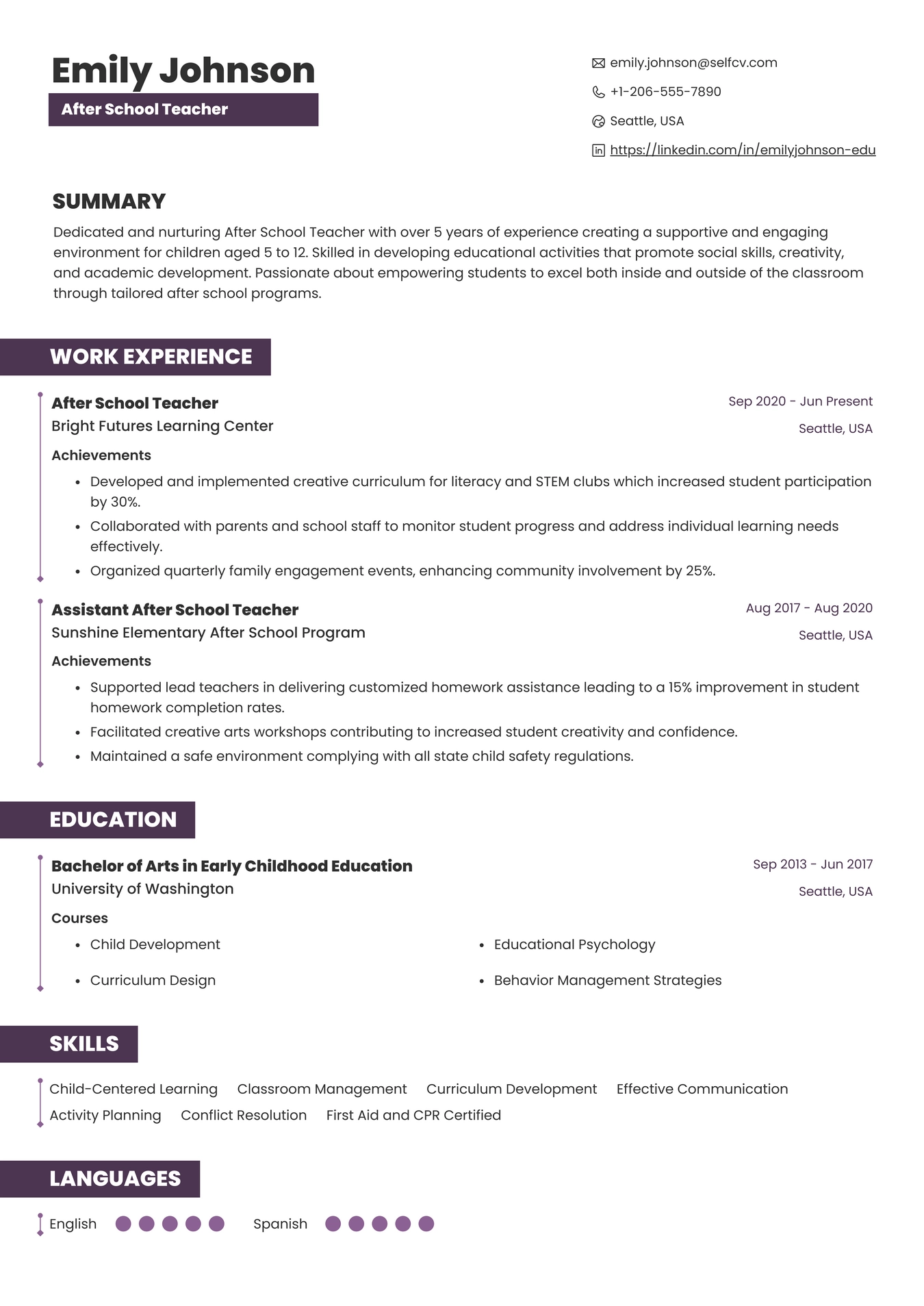 After School Teacher