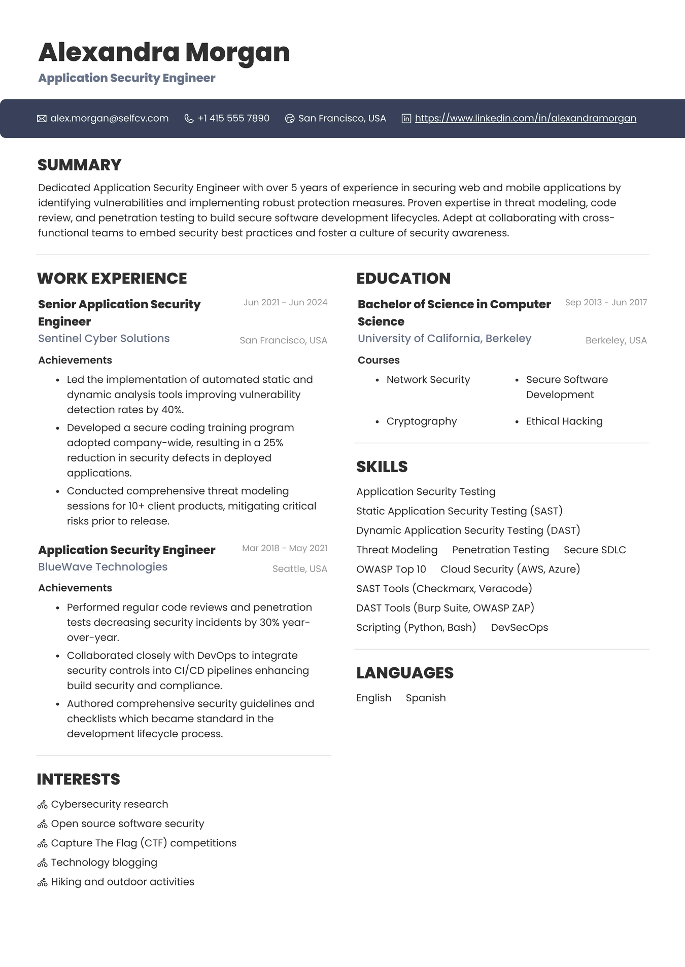 Application Security Engineer