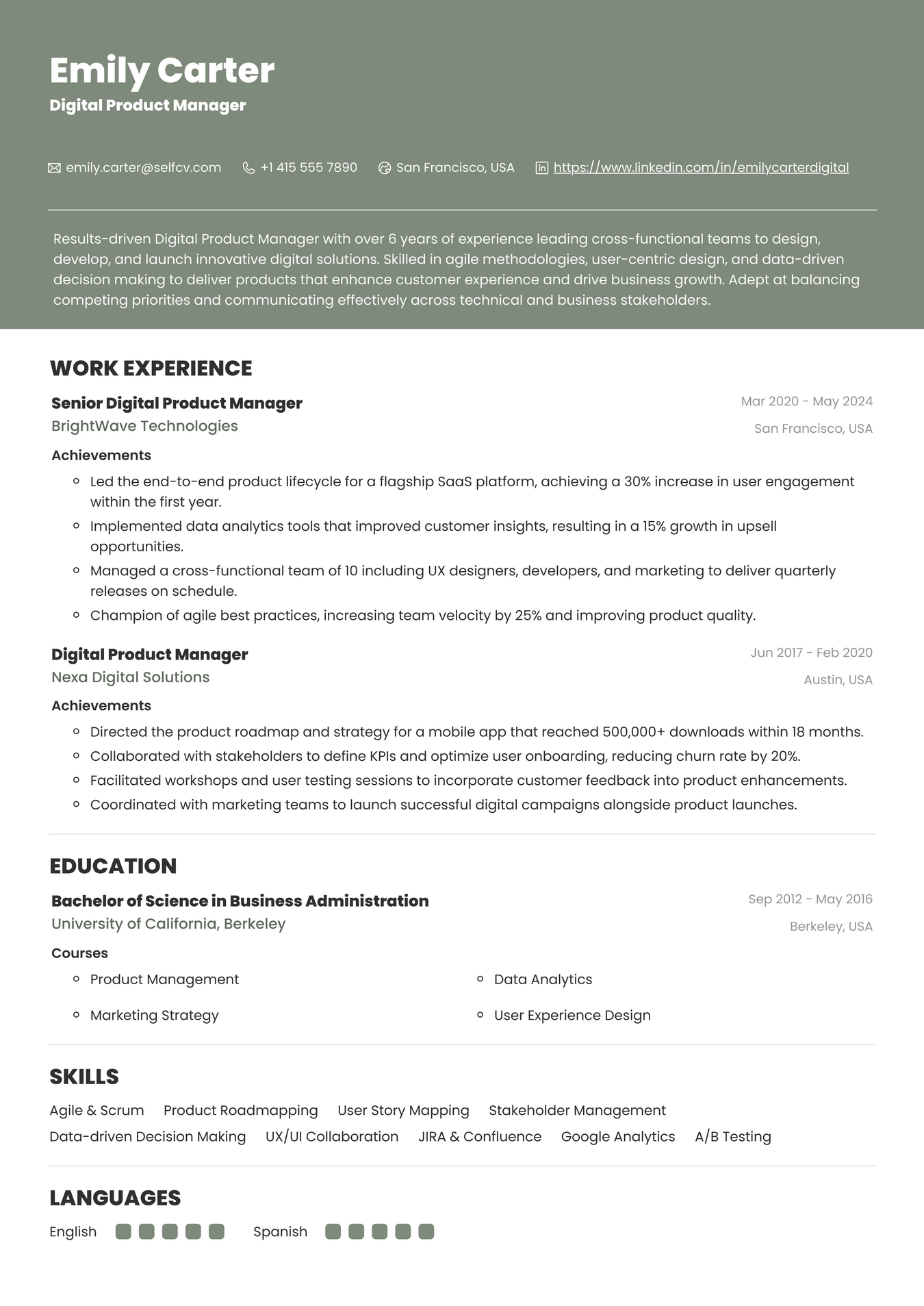 Digital Product Manager