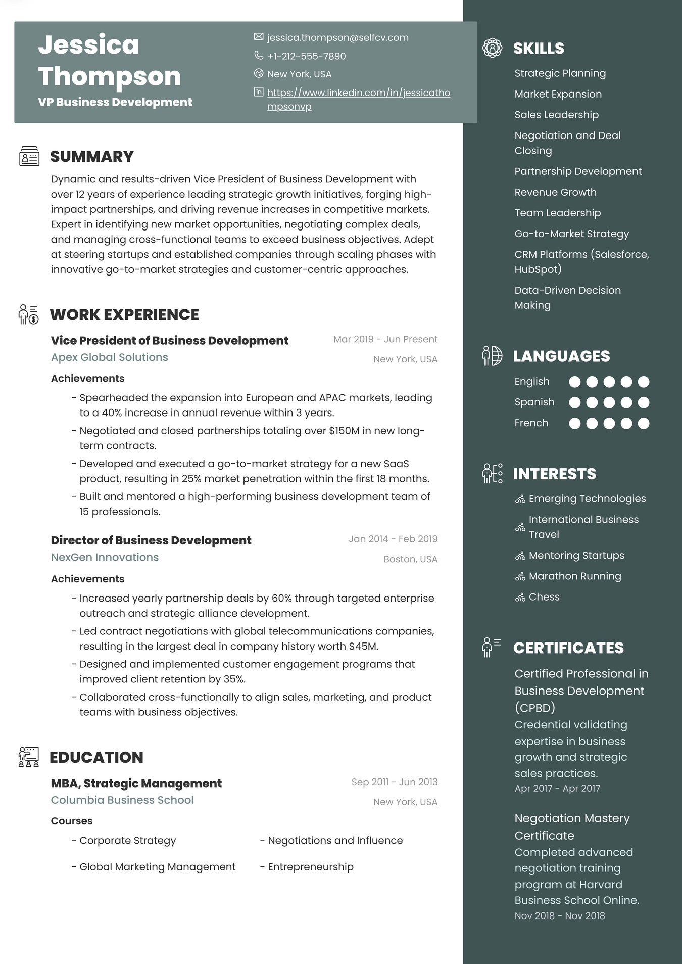 VP Business Development