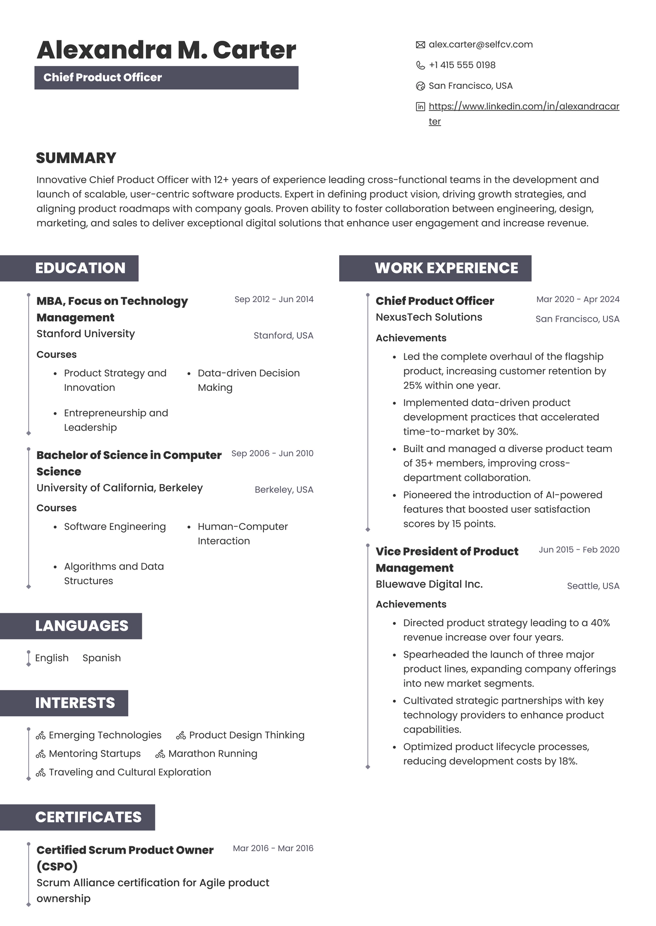 Chief Product Officer