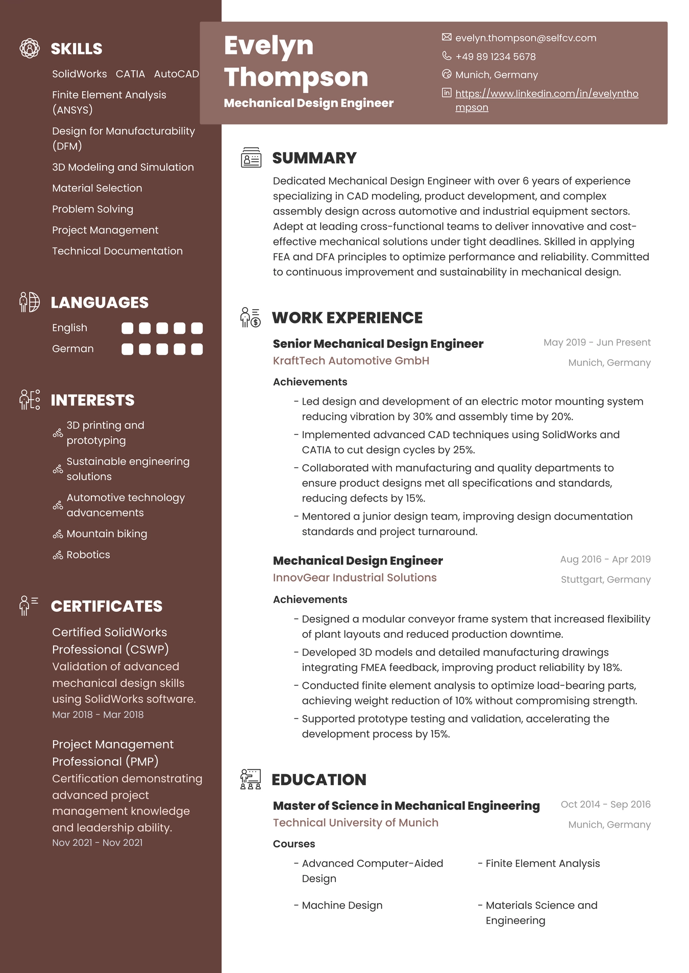 Mechanical Design Engineer