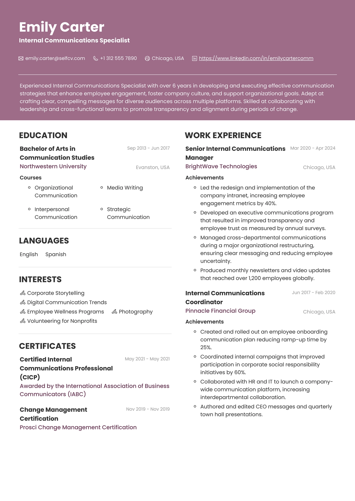 Internal Communications