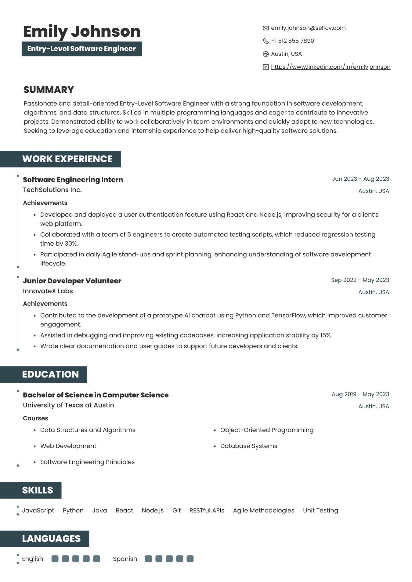 Entry-Level Software Engineer