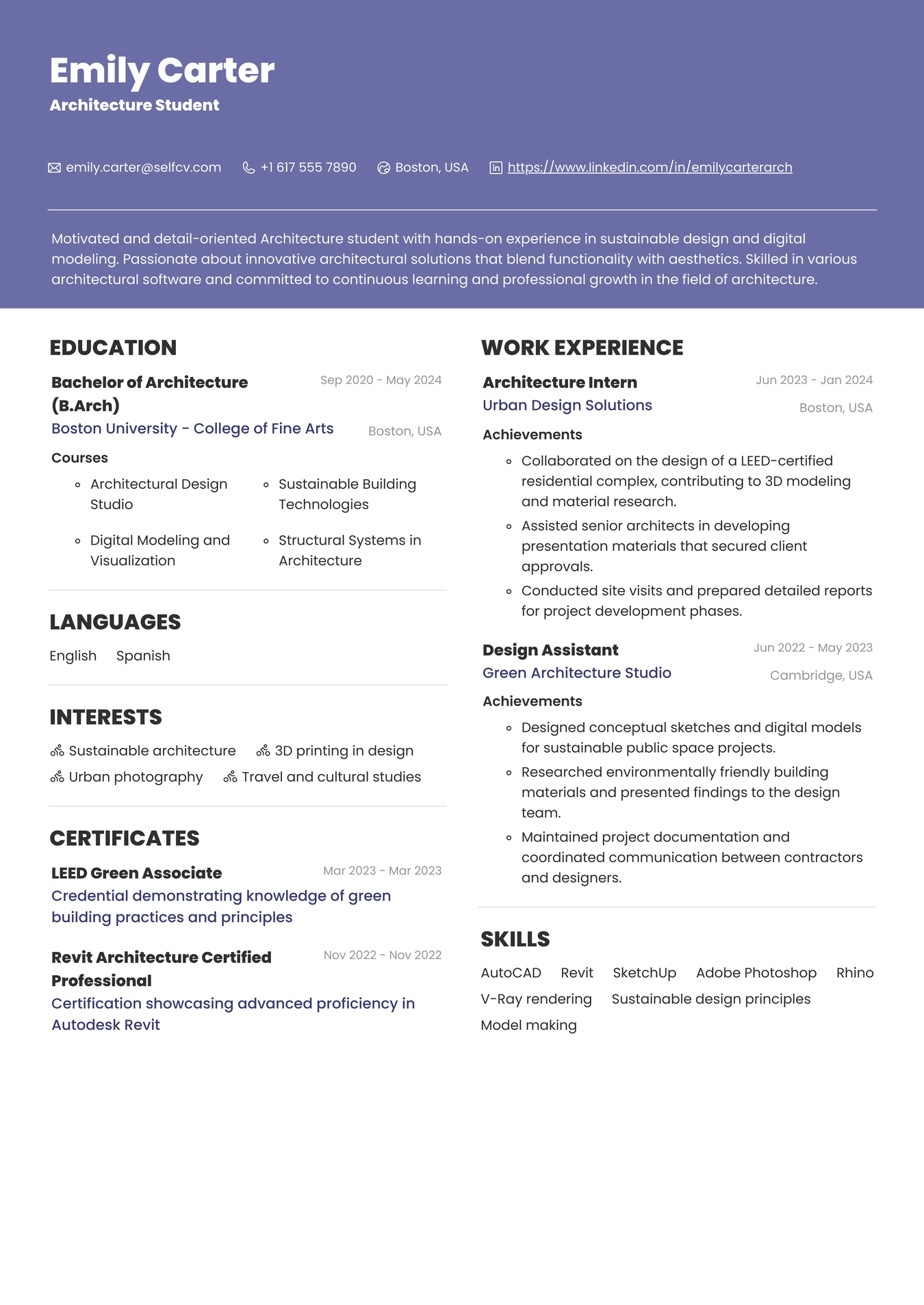 Architecture Student