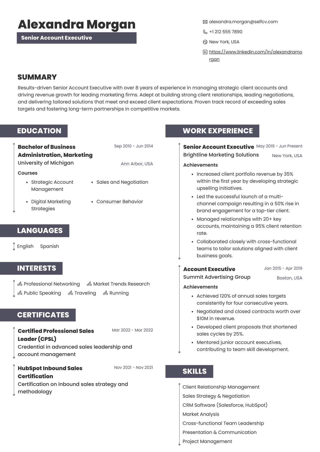 Senior Account Executive