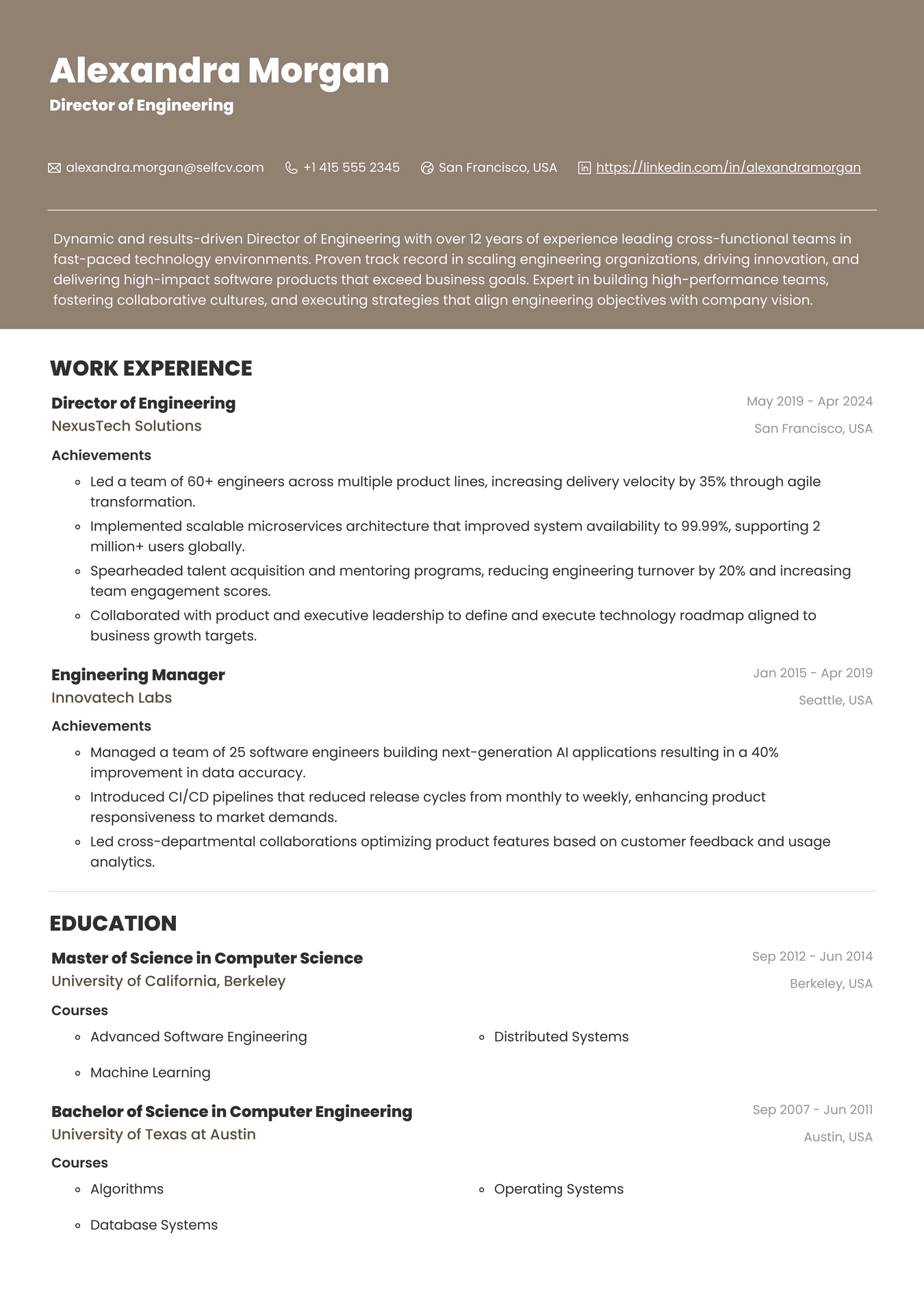 Director of Engineering