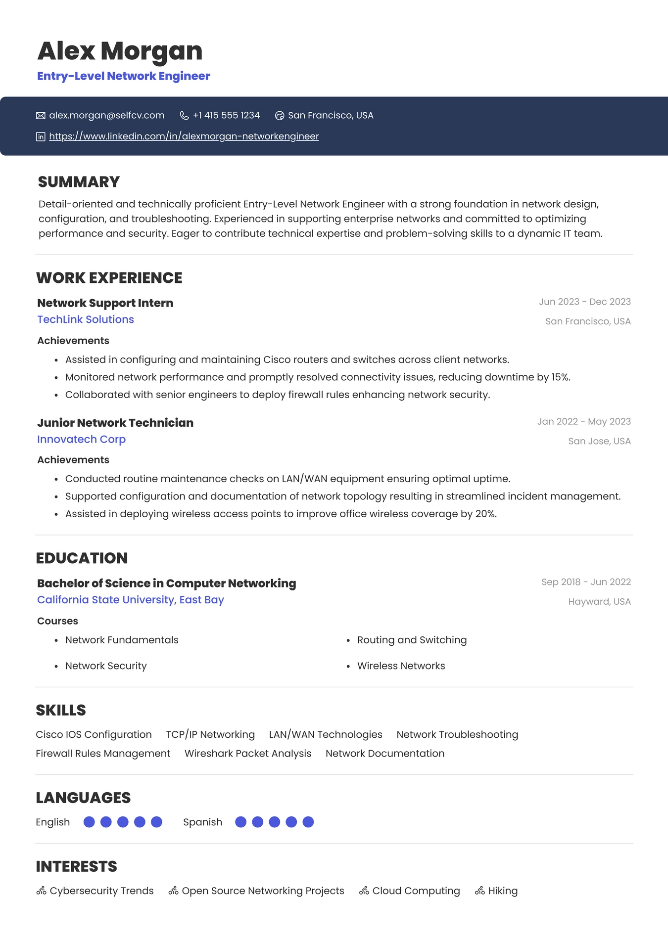 Entry-Level Network Engineer