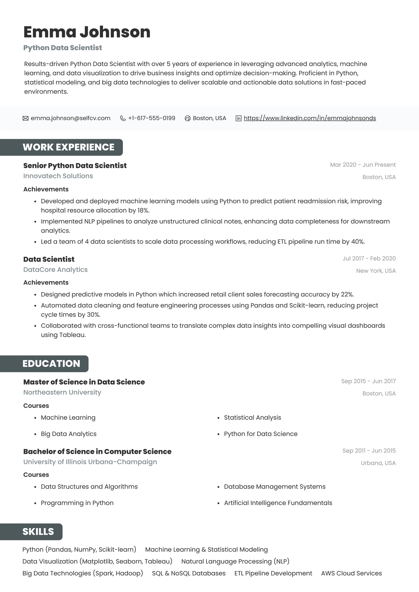 Python Data Scientist