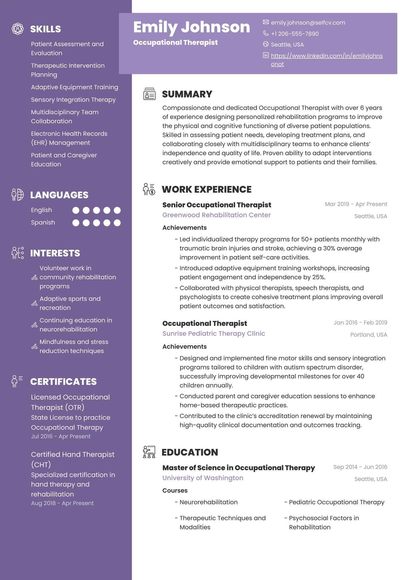 Occupational Therapist