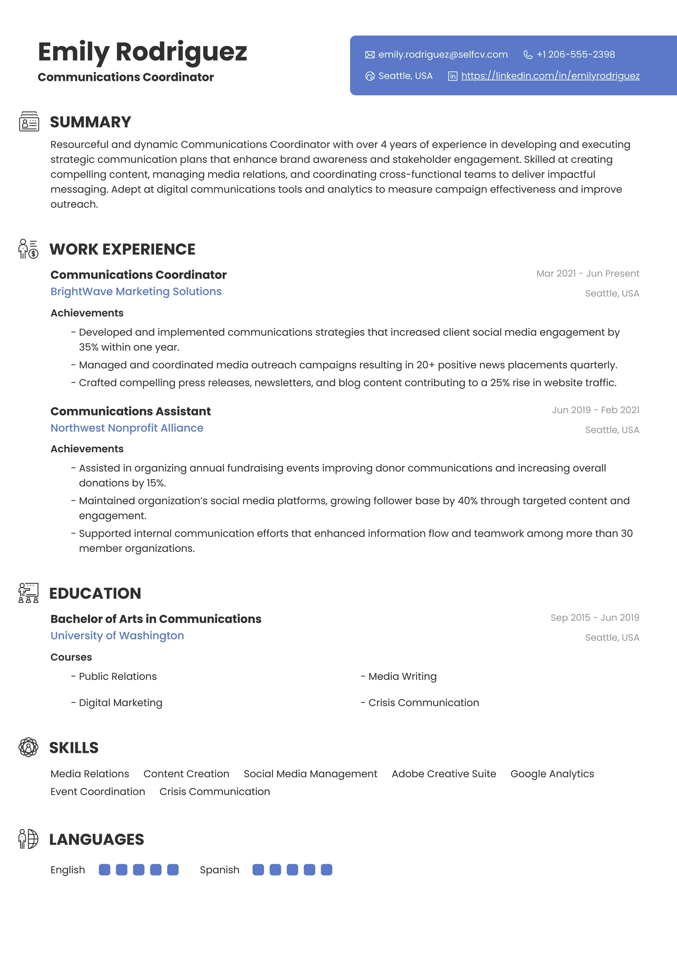 Communications Coordinator