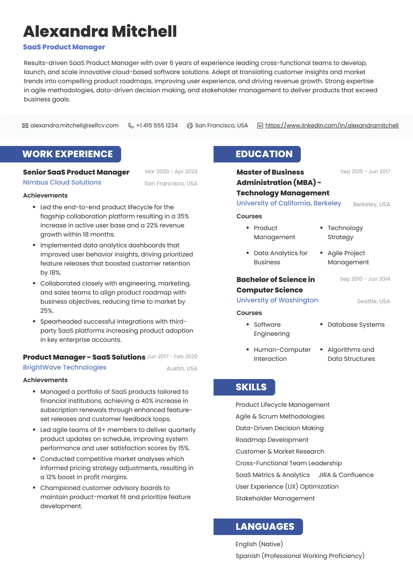 SaaS Product Manager