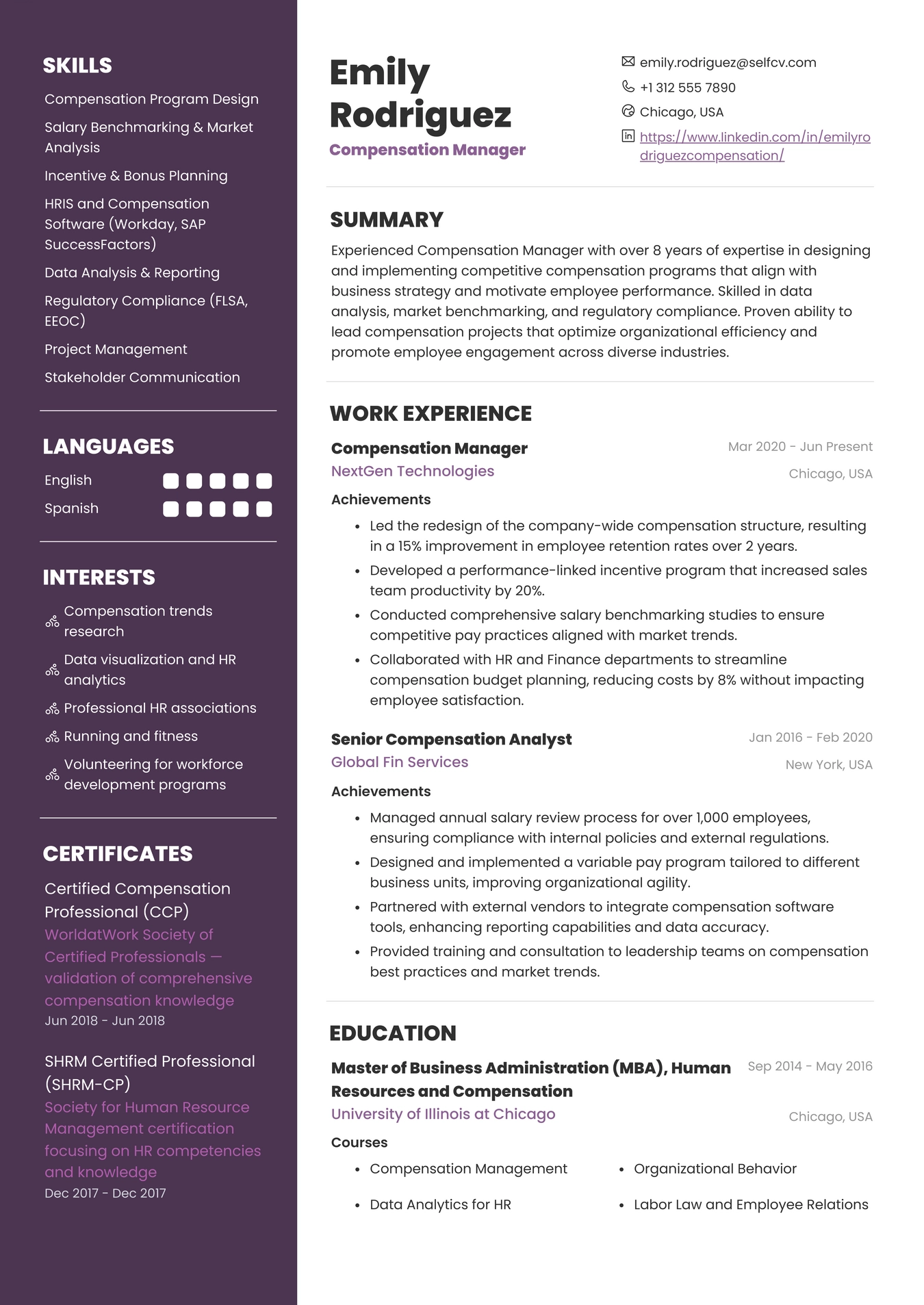 Compensation Manager