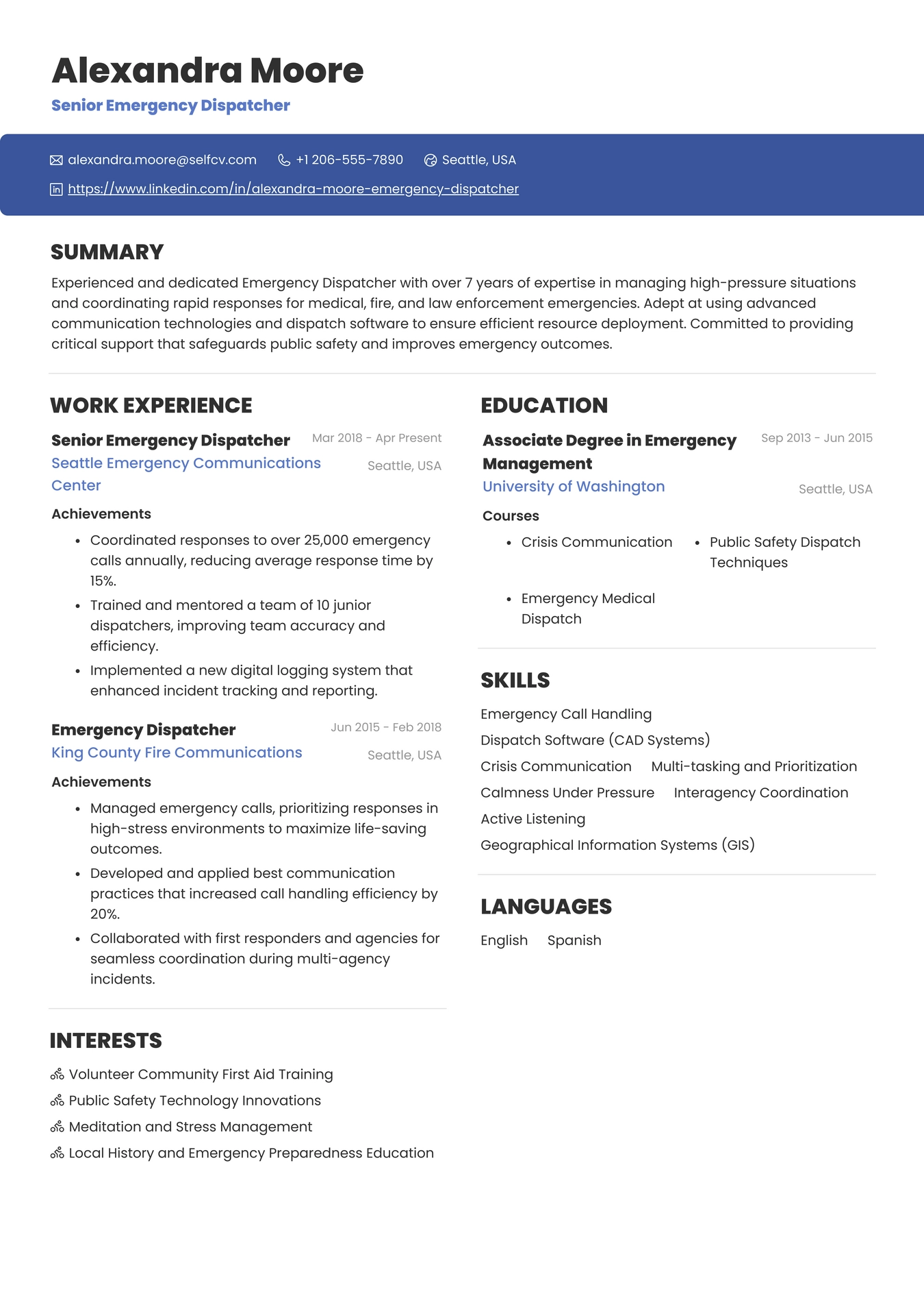 Emergency Dispatcher