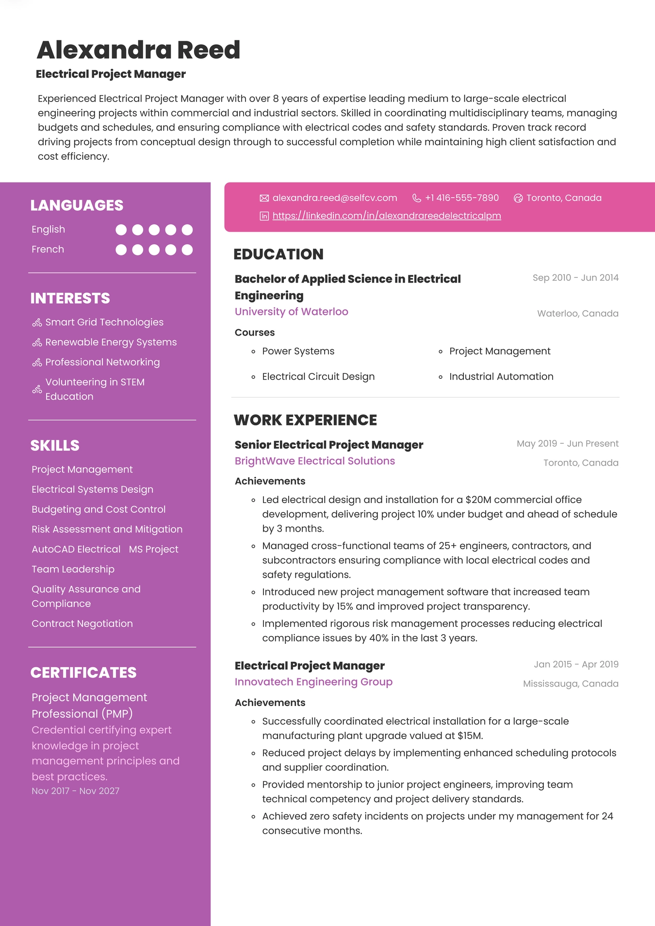 Electrical Project Manager