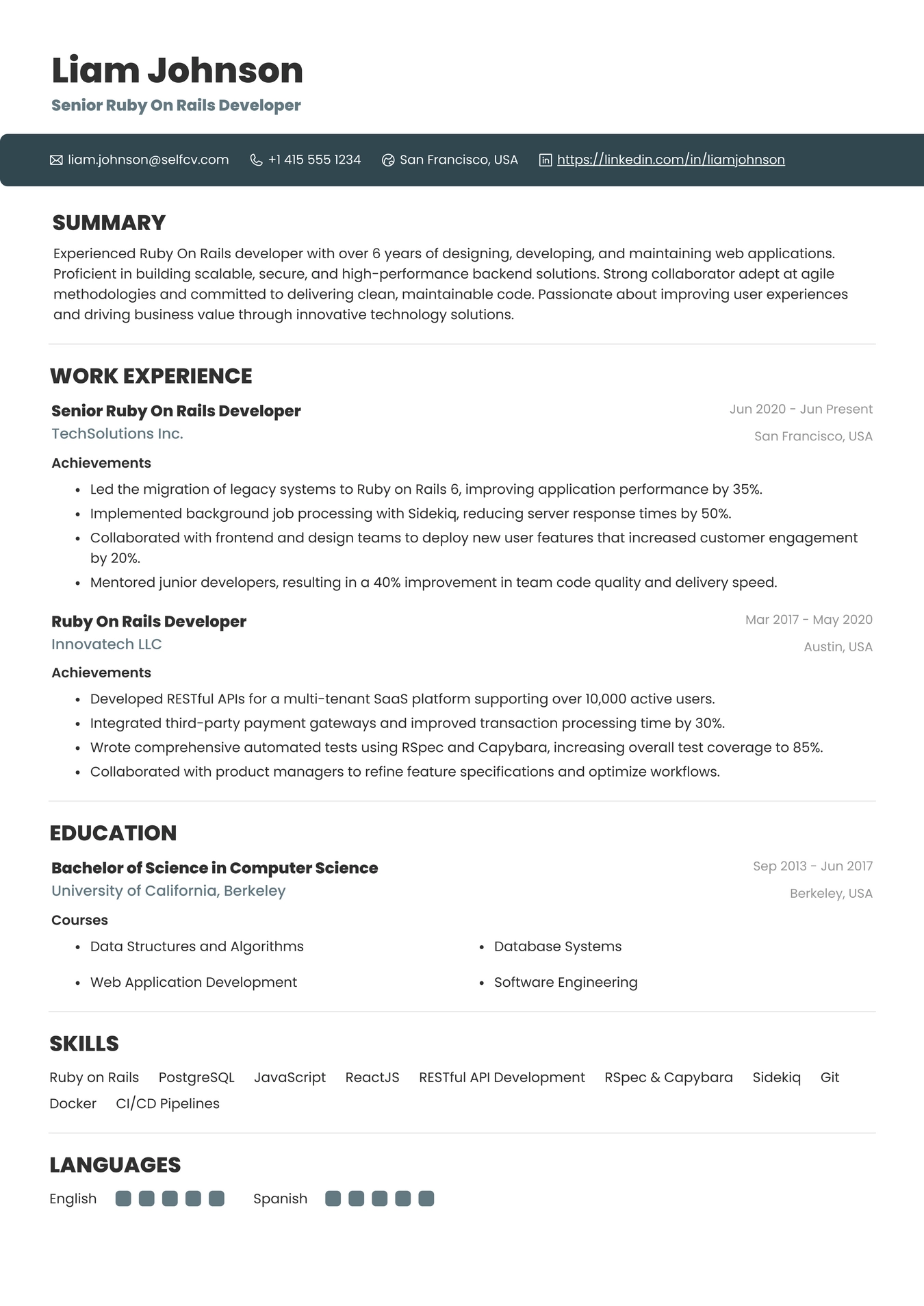 Ruby On Rails Developer