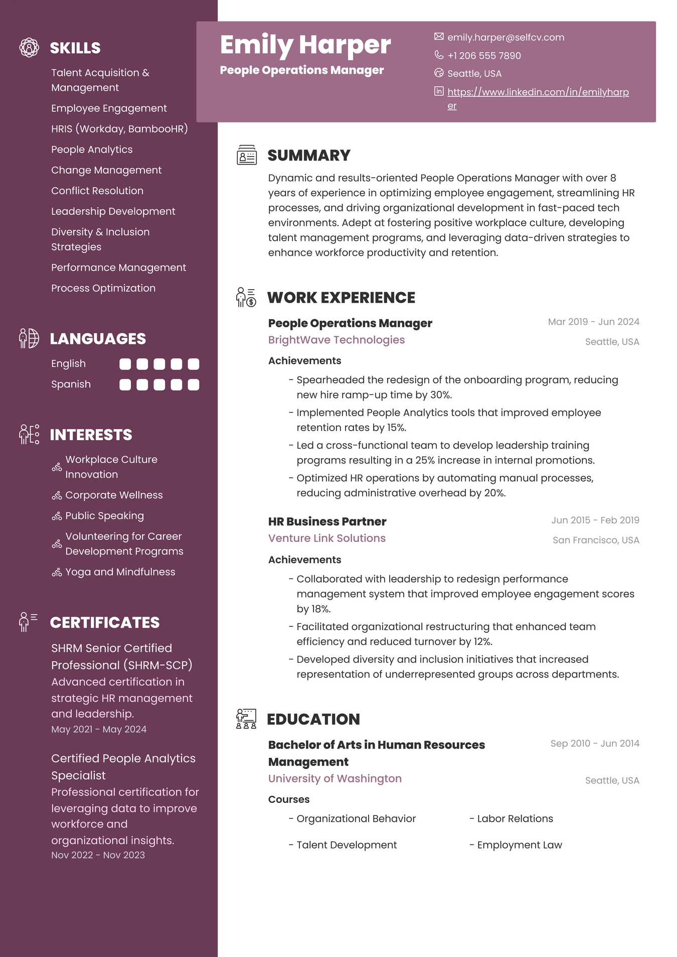 People Operations Manager