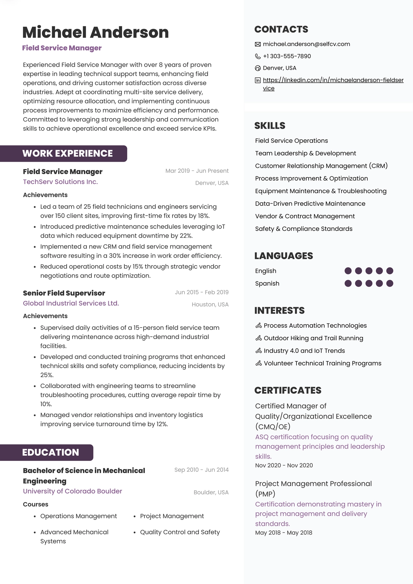 Field Service Manager