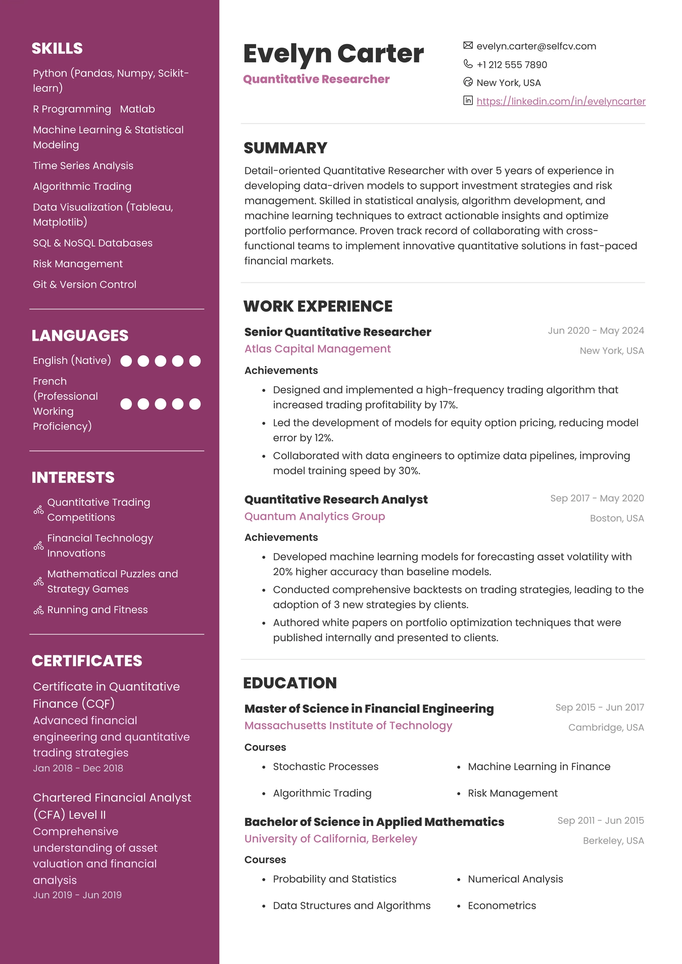 Quantitative Researcher