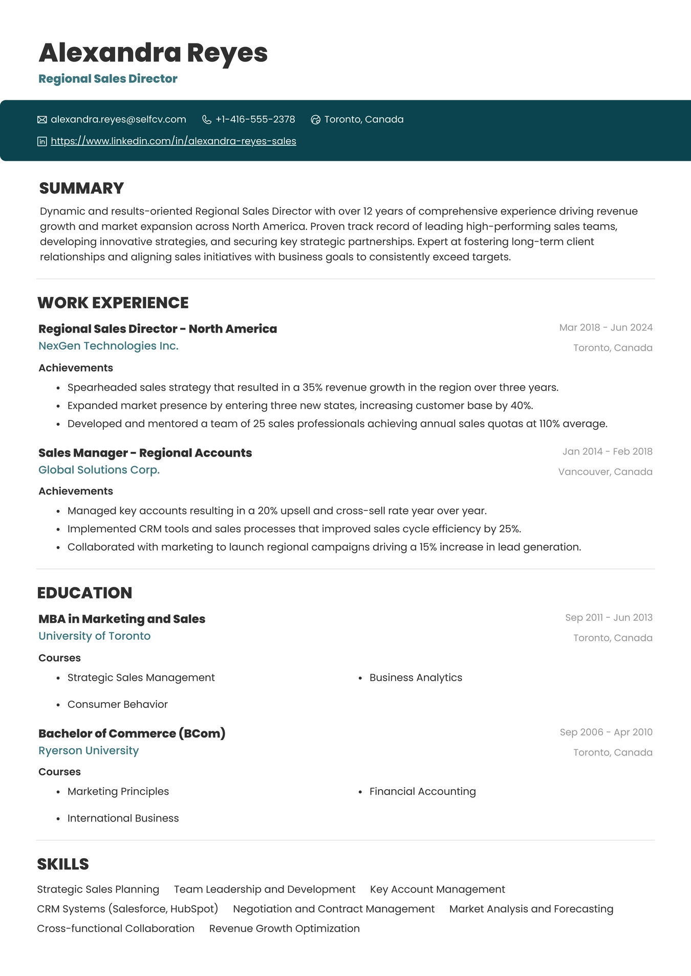 Regional Sales Director