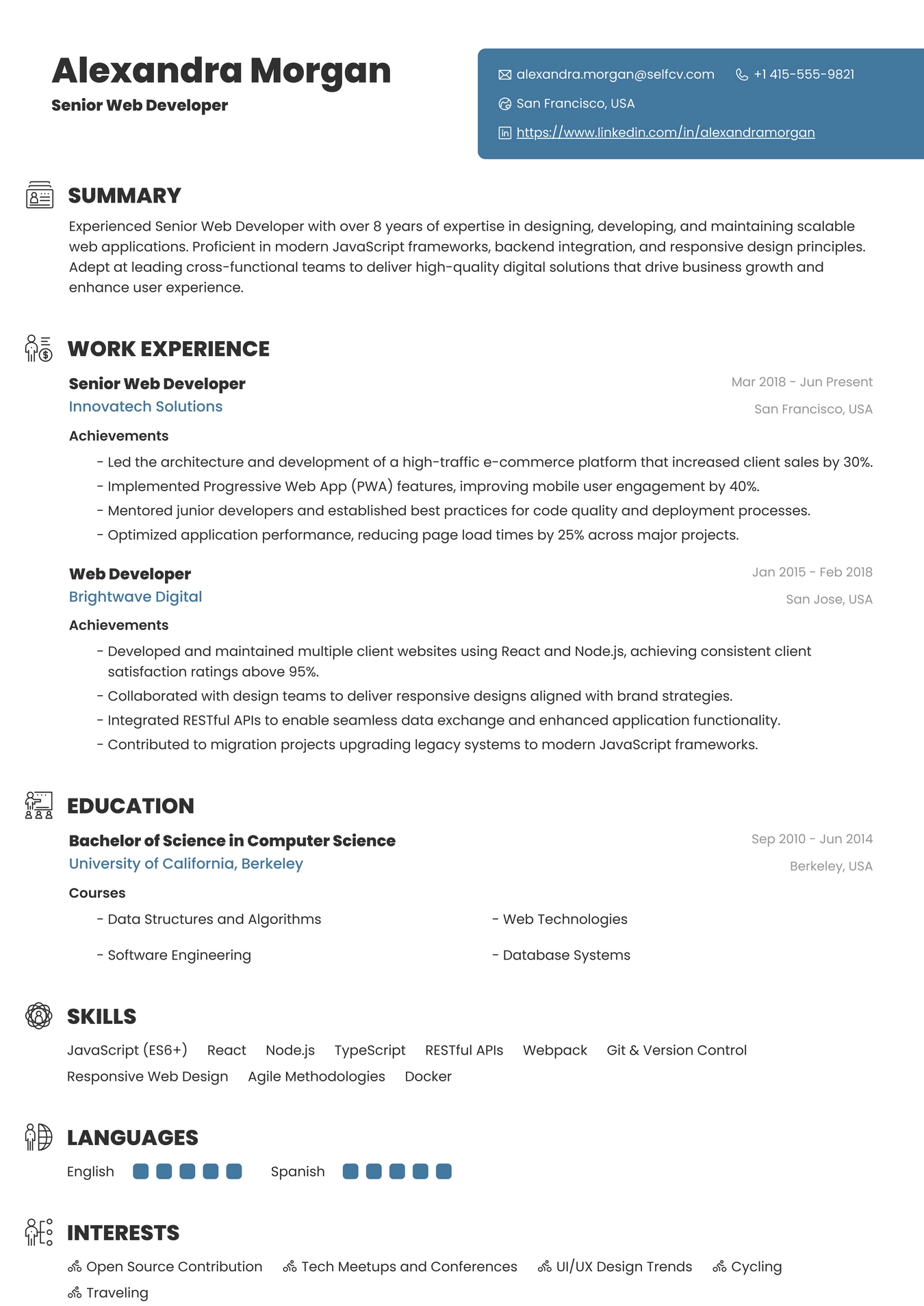 Senior Web Developer