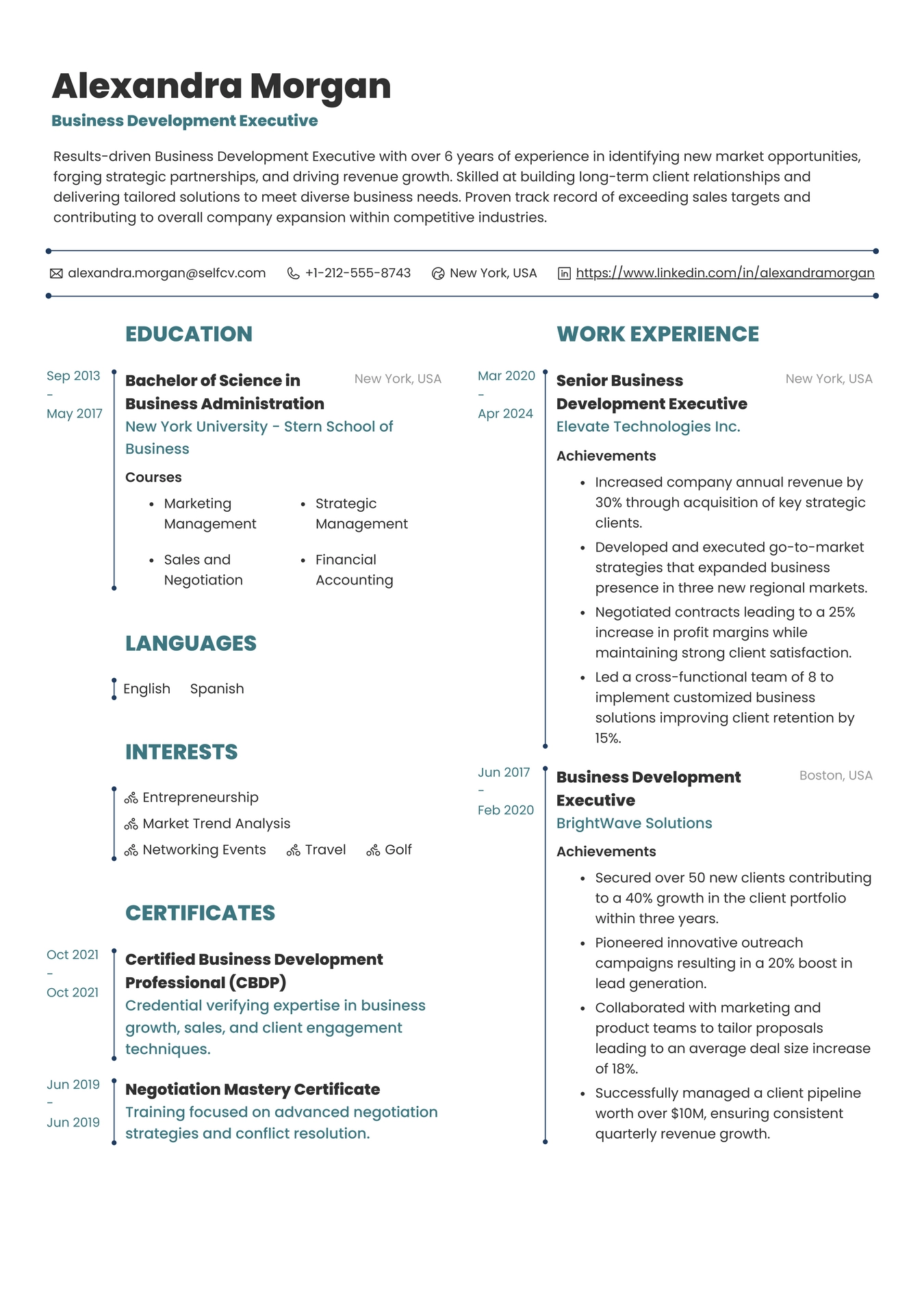 Business Development Executive