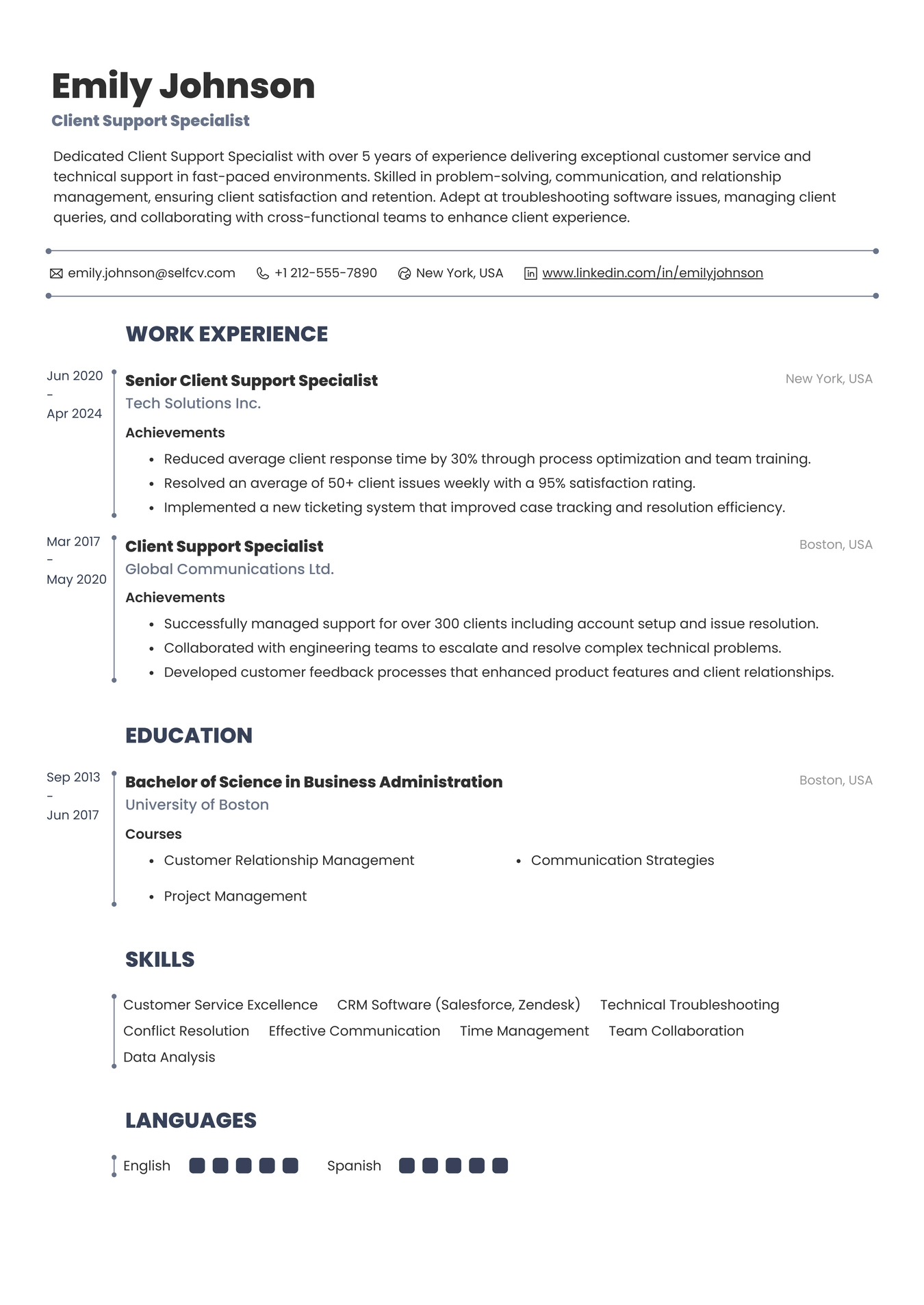 Client Support Specialist