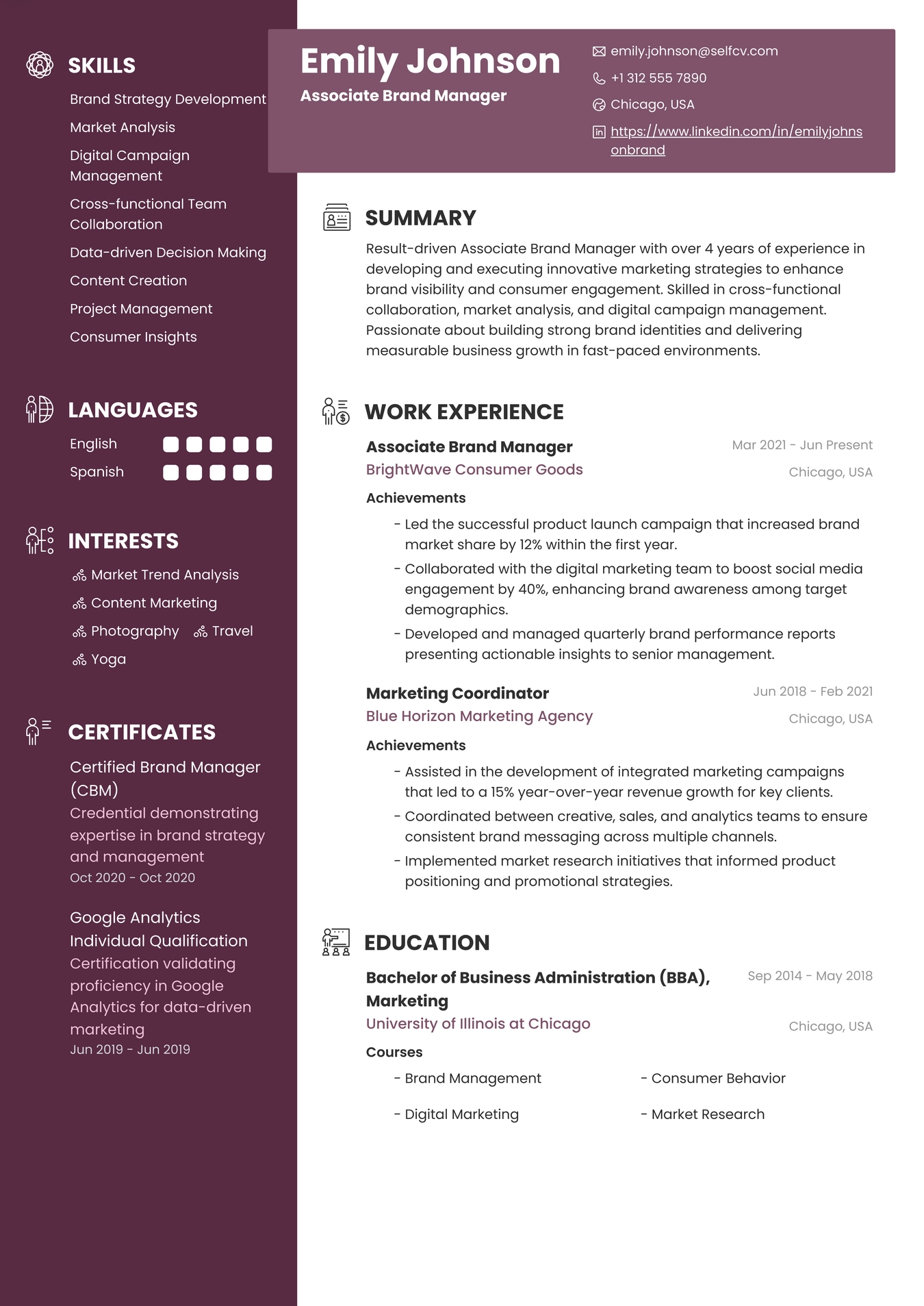 Associate Brand Manager