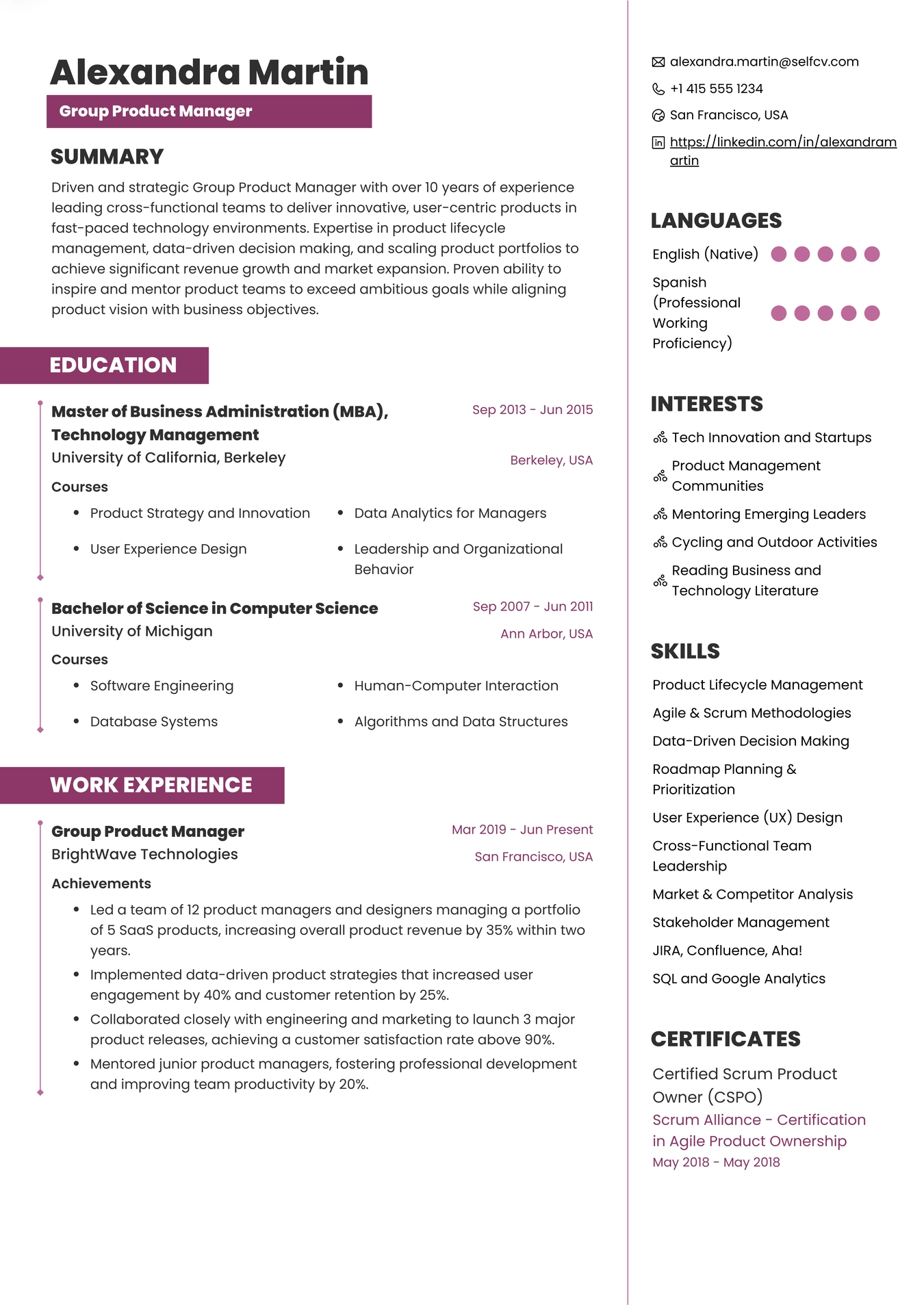 Group Product Manager