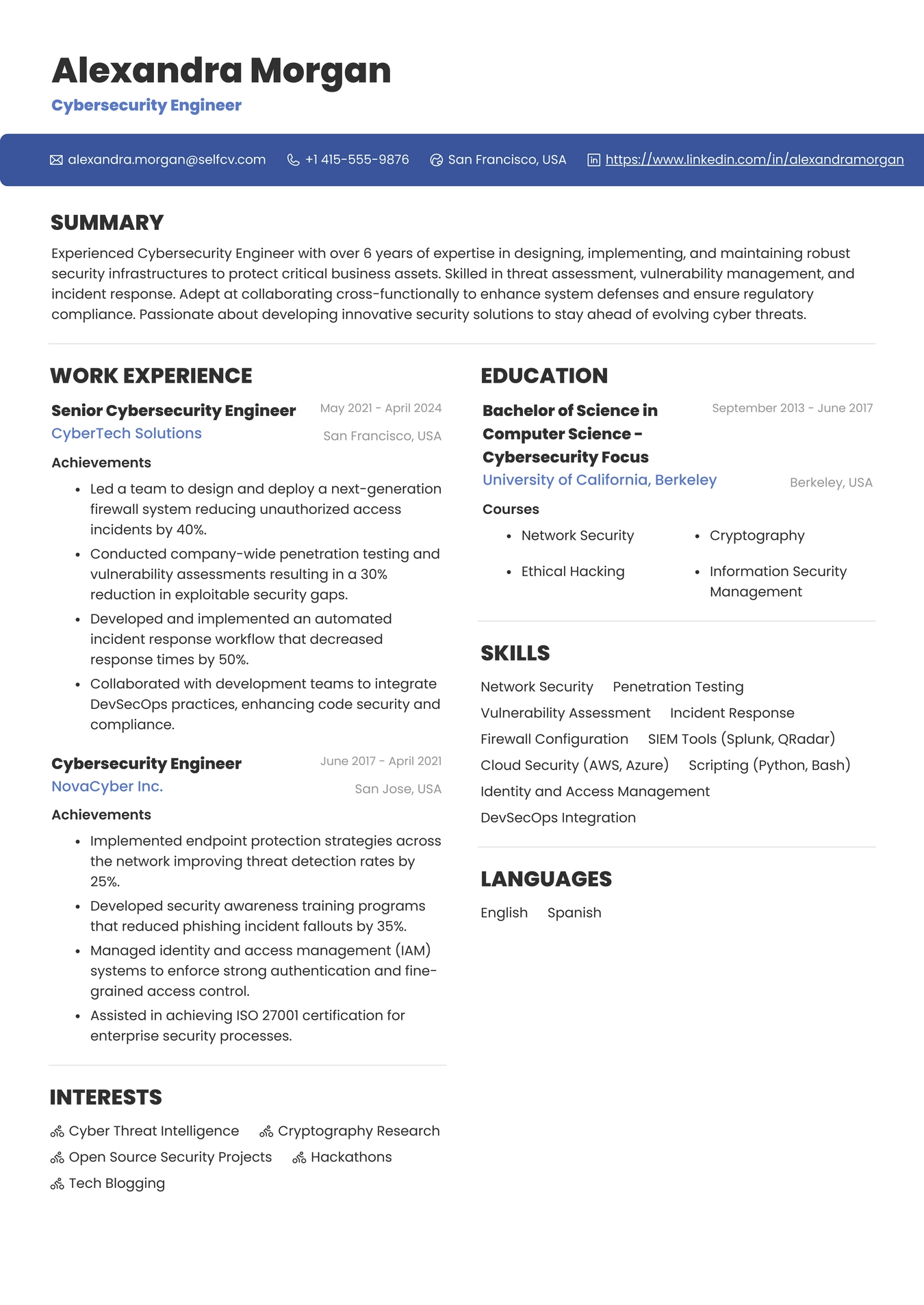 Cybersecurity Engineer