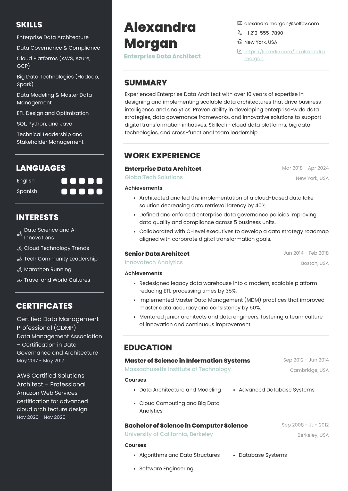 Enterprise Data Architect