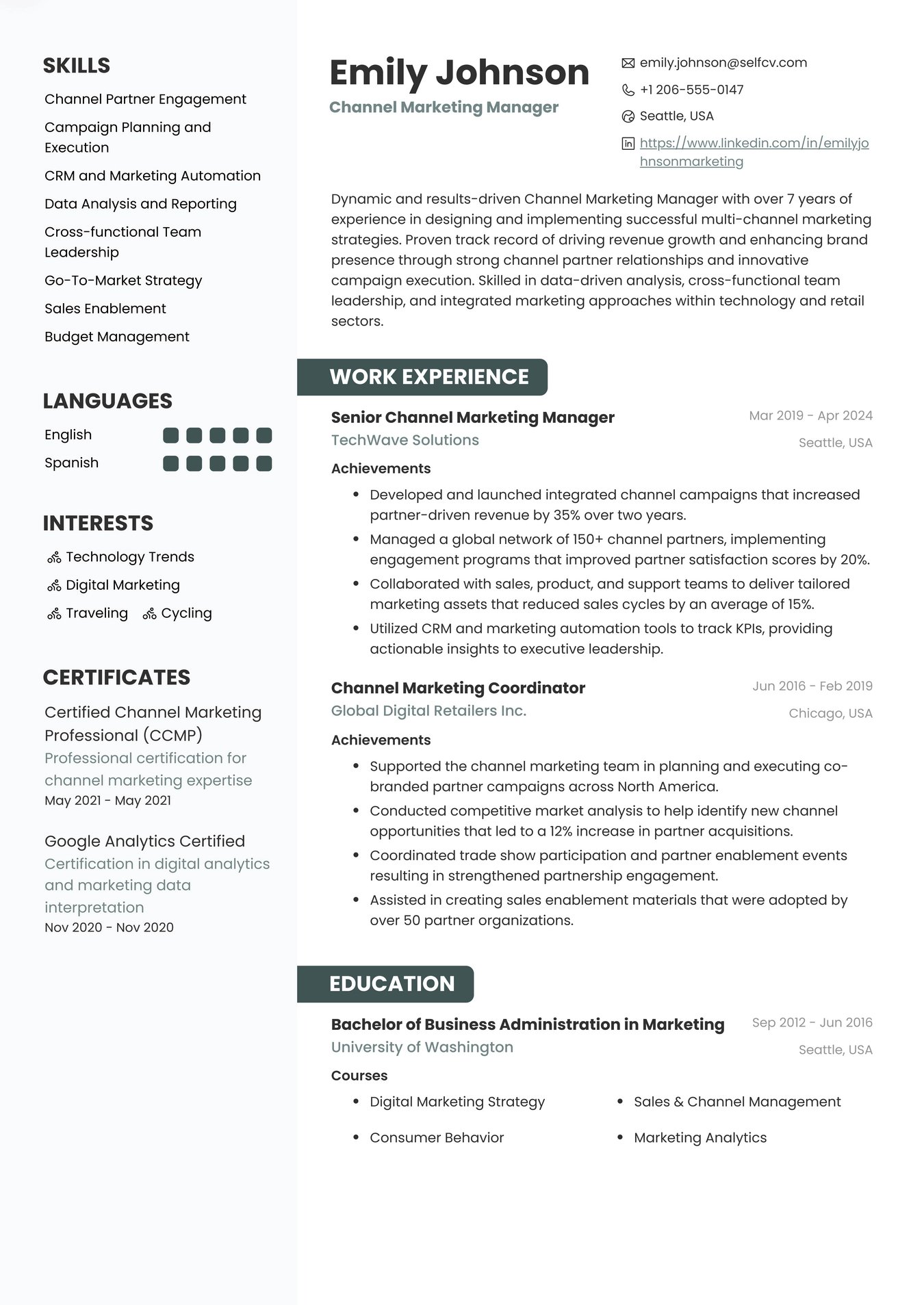 Channel Marketing Manager