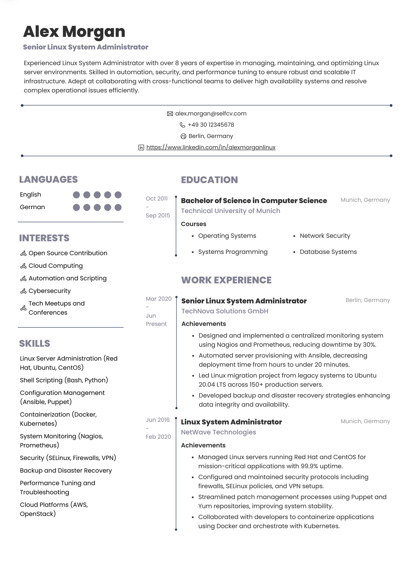 Linux System Administrator