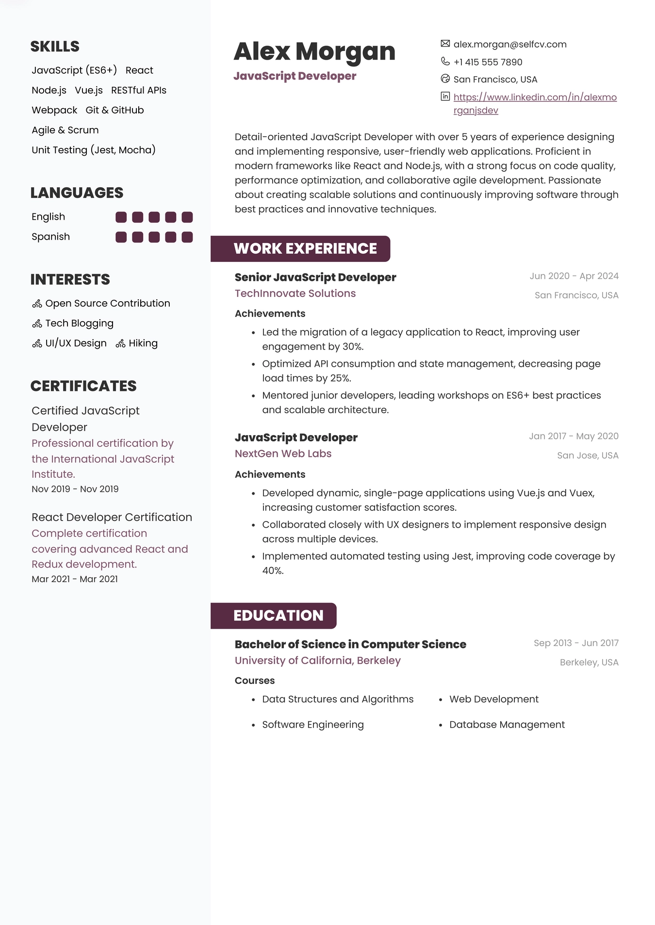 Javascript Developer