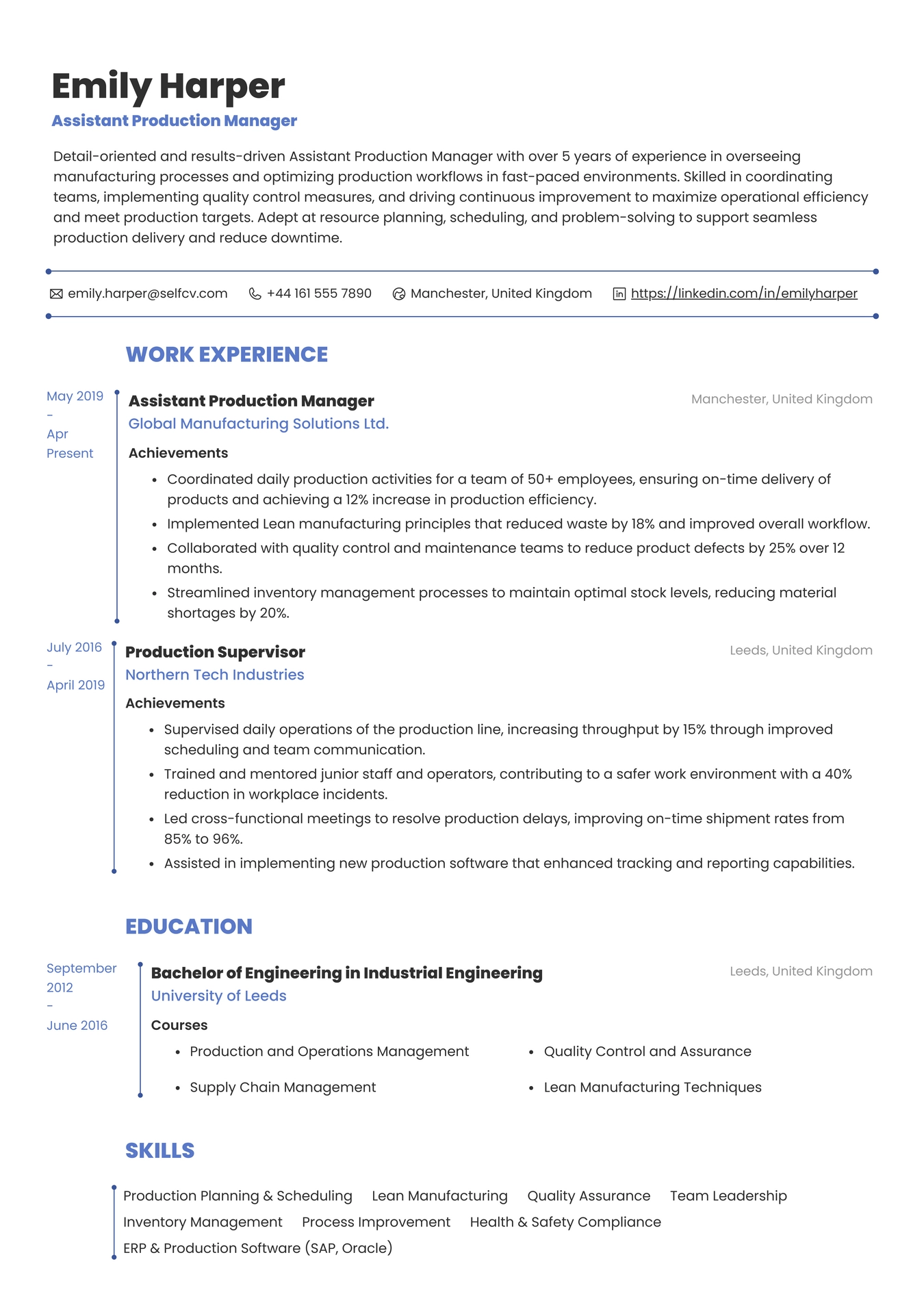 Assistant Production Manager