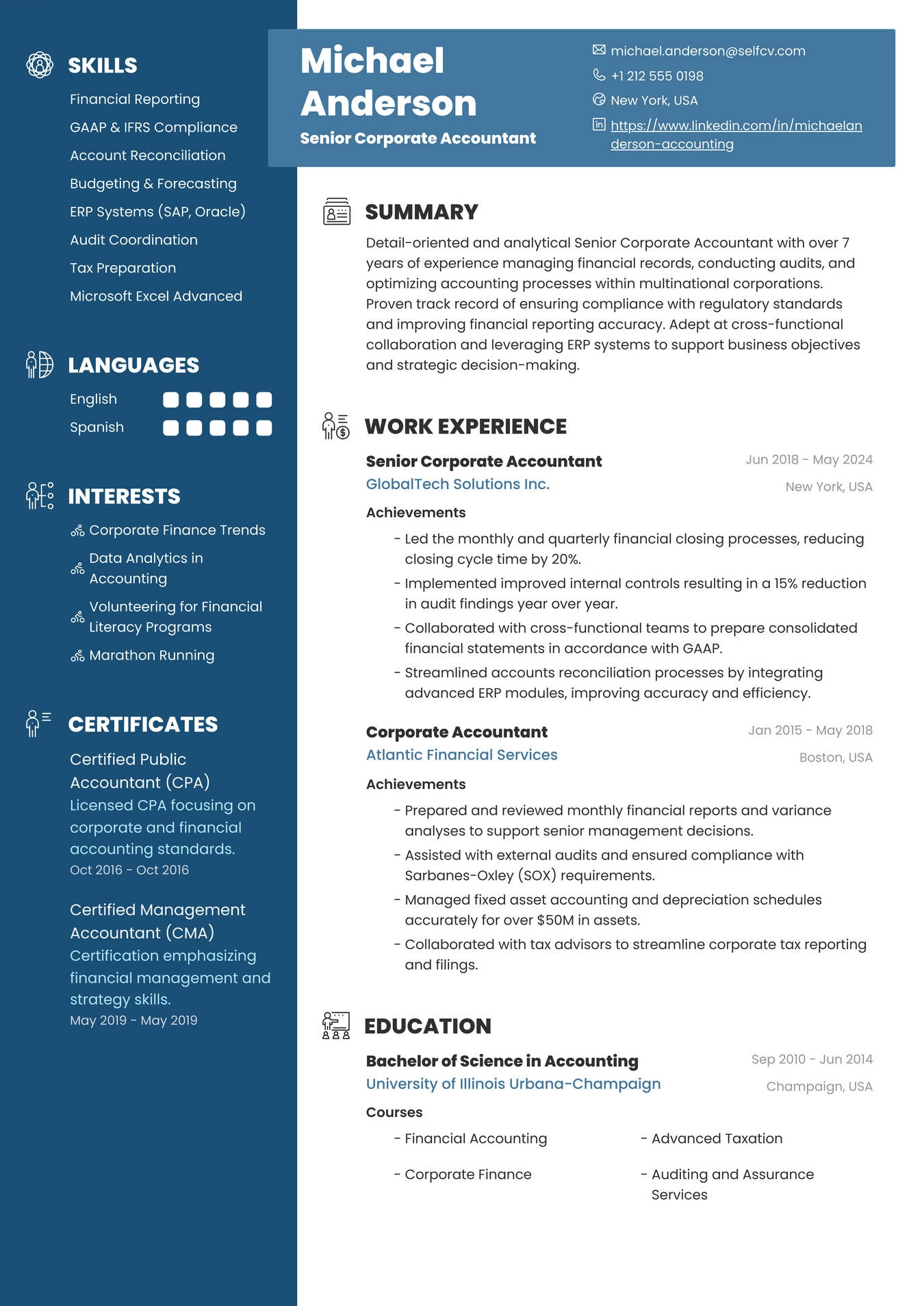 Corporate Accounting