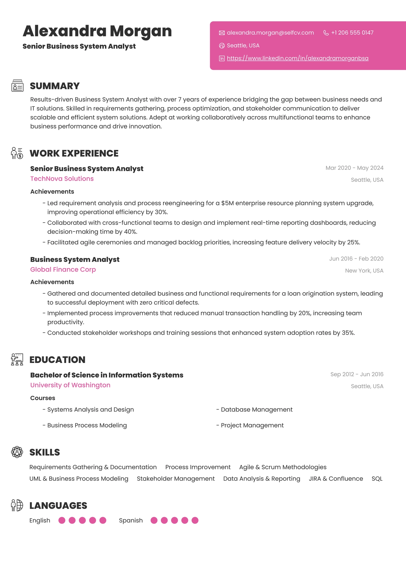 Business System Analyst