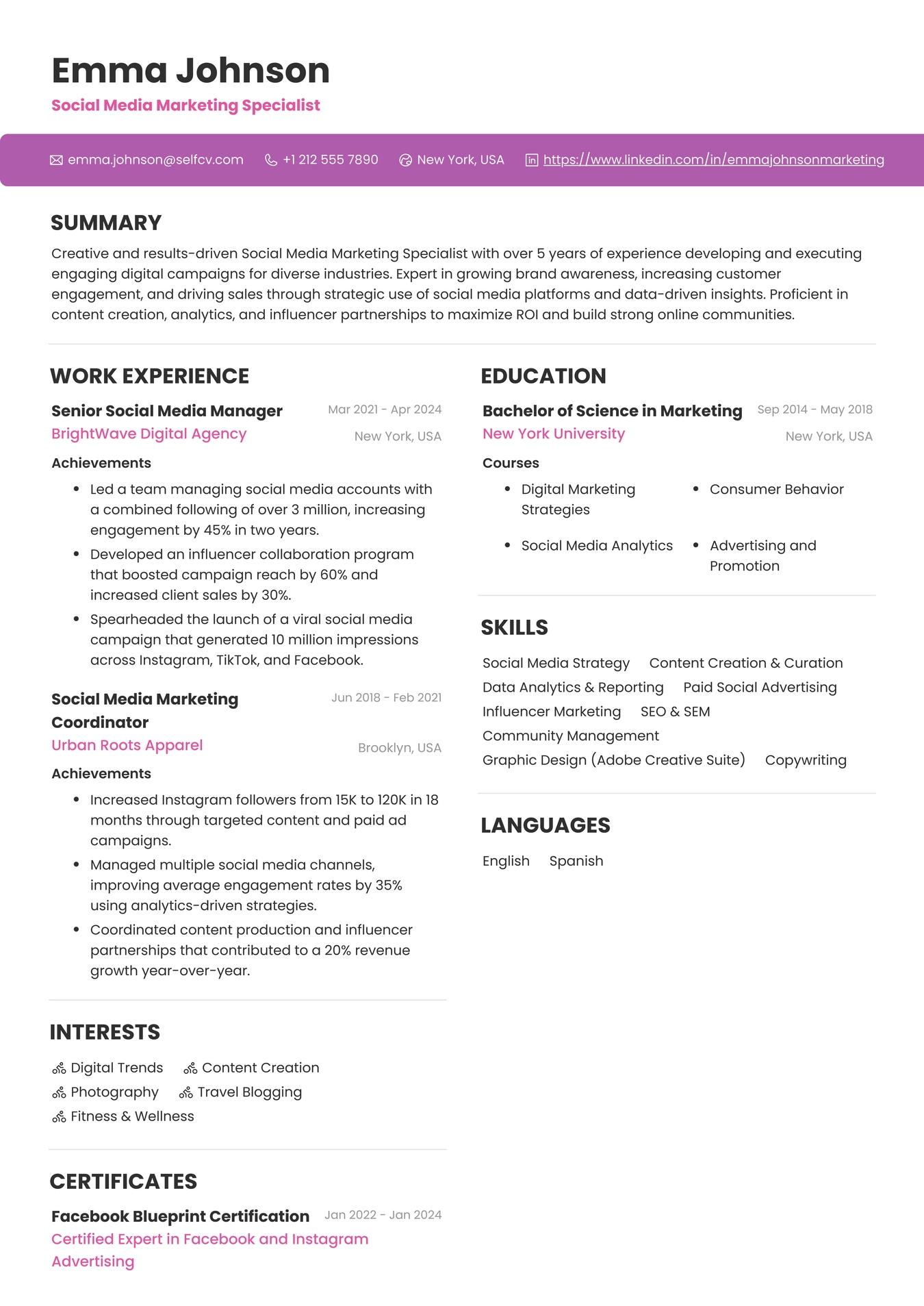 Social Media Marketing