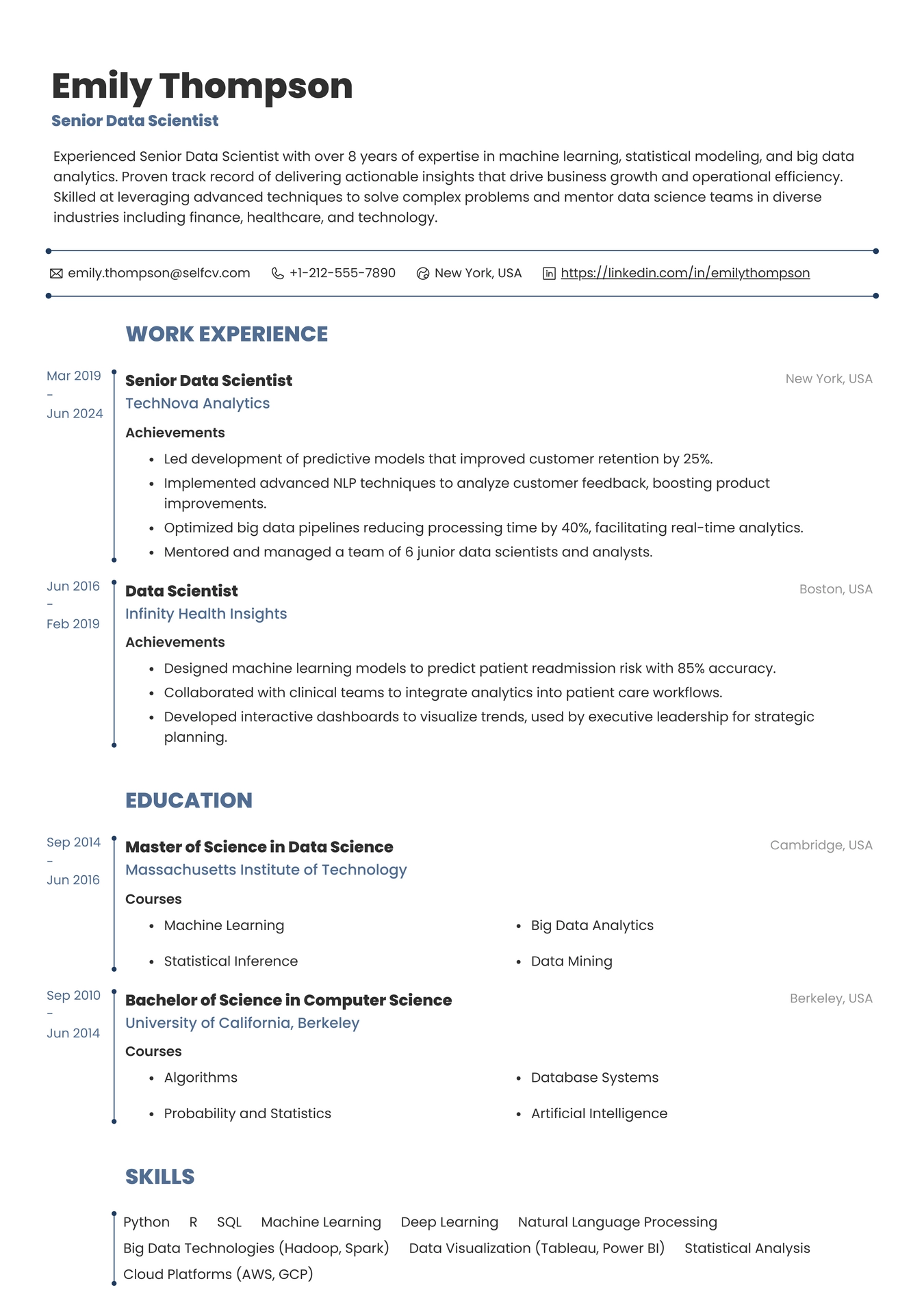 Senior Data Scientist