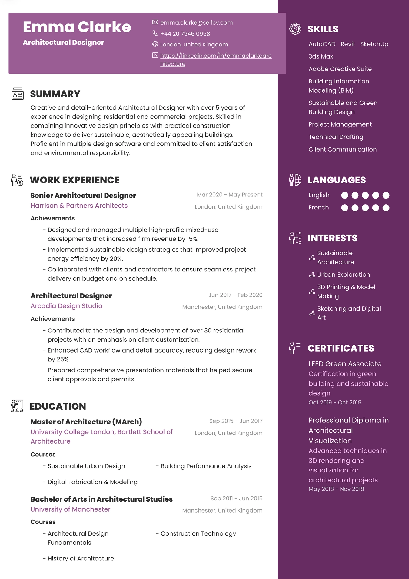 Architectural Designer