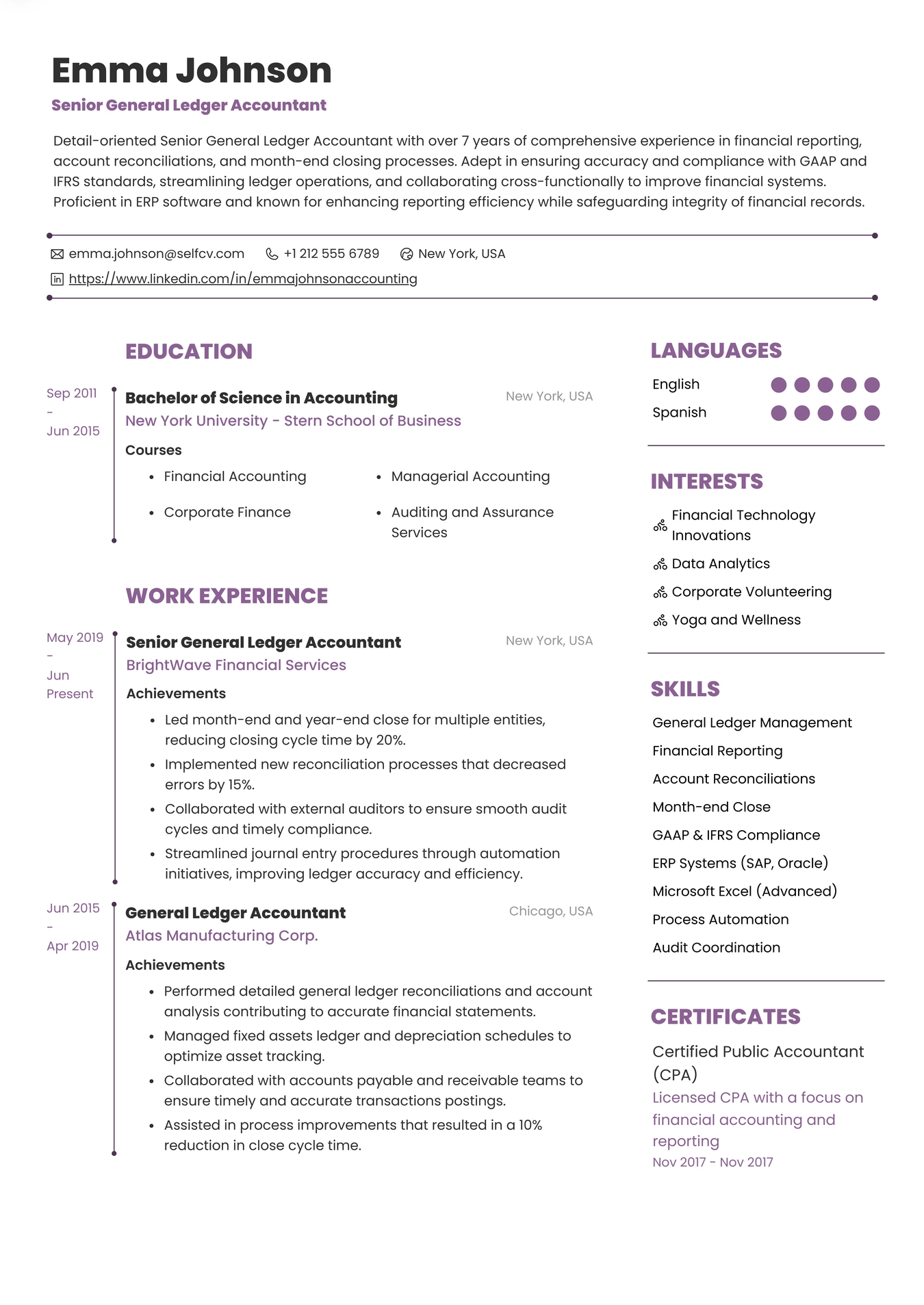 General Ledger Accounting
