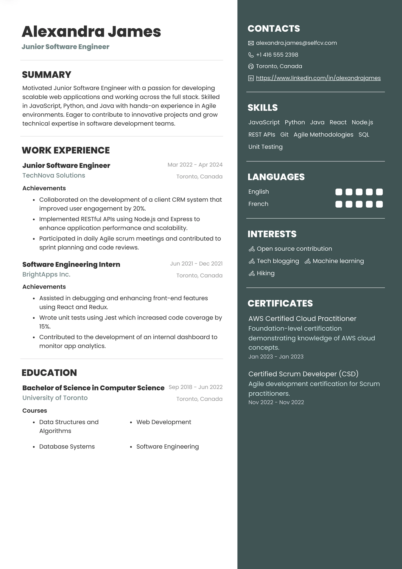 Junior Software Engineer