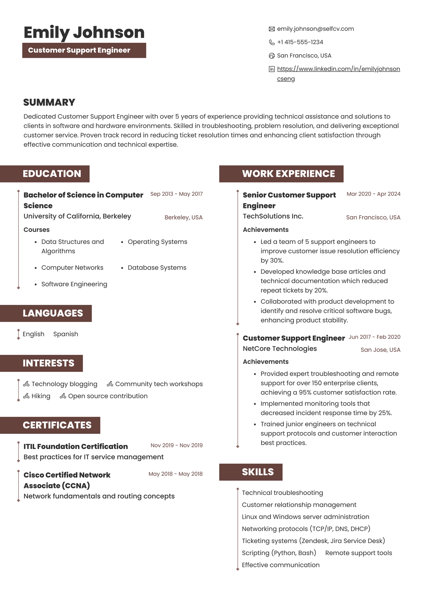 Customer Support Engineer